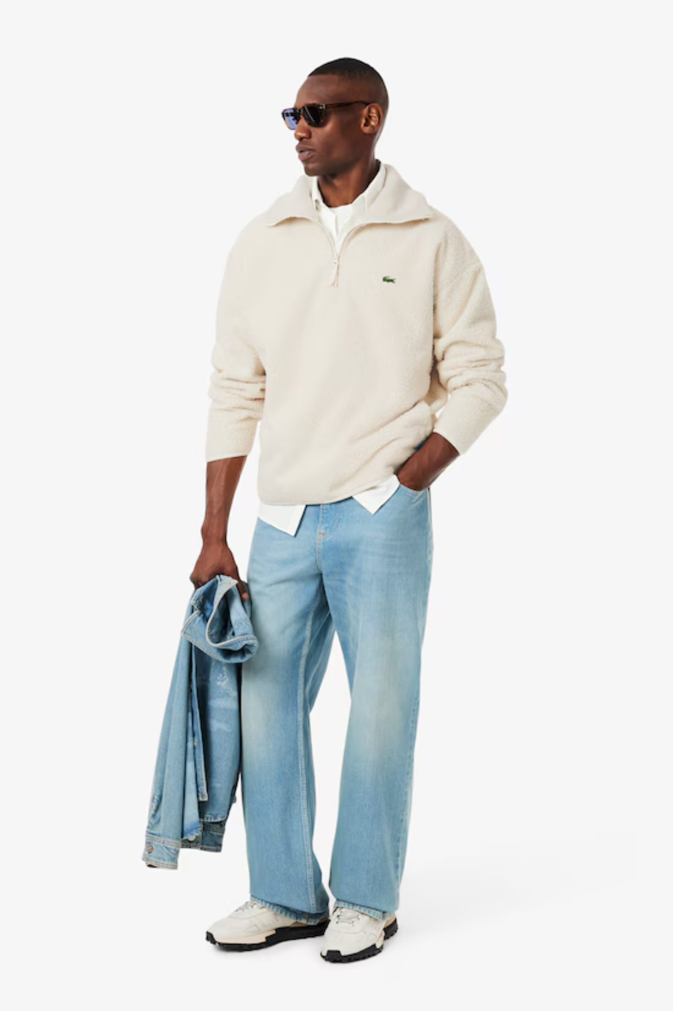 POLAR FLEECE WITH HIGH ZIP NECK SWEATSHIRT - LAPLAND