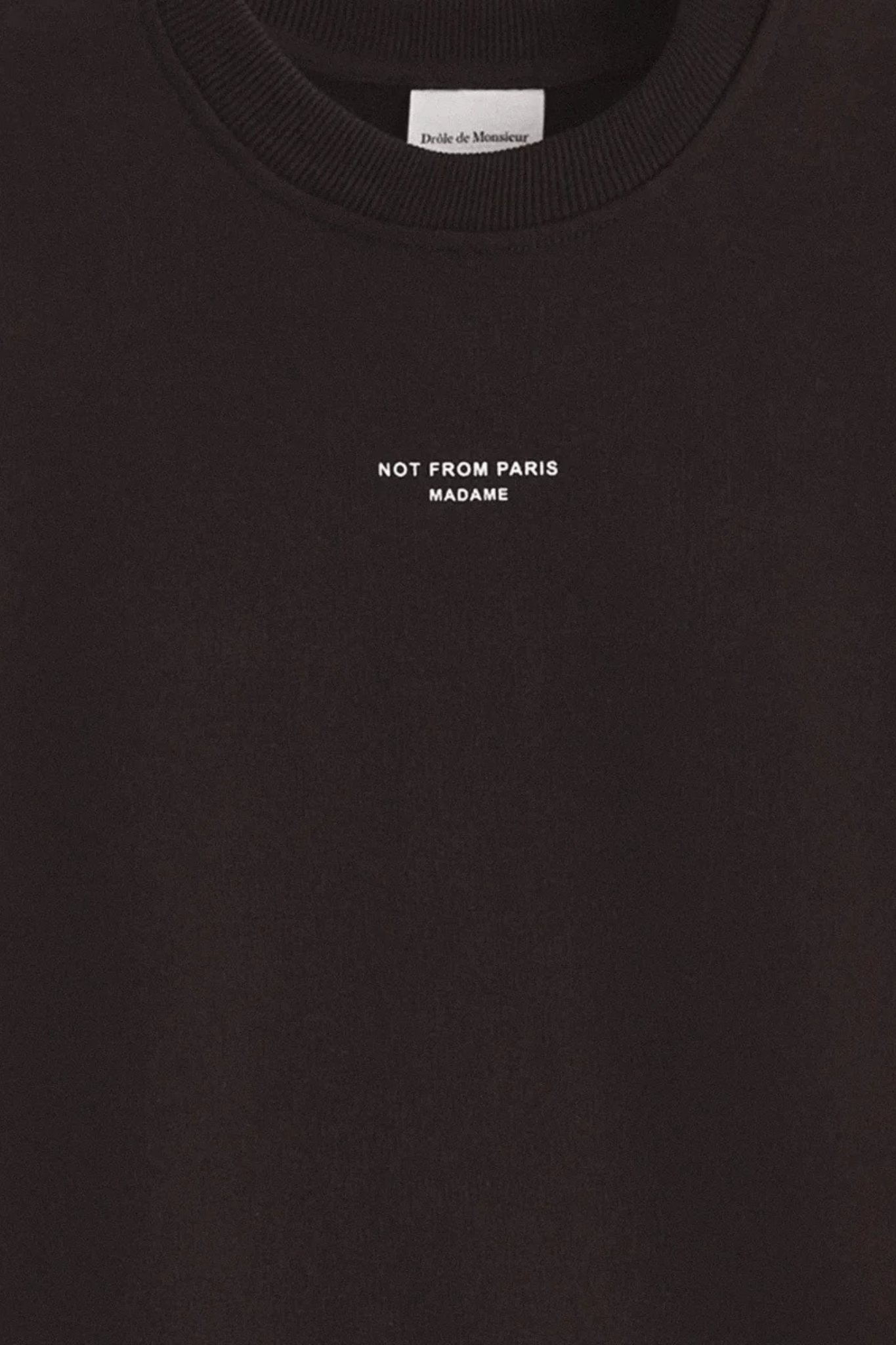 LE SWEATSHIRT SLOGAN CLASSIQUE - DARK BROWN