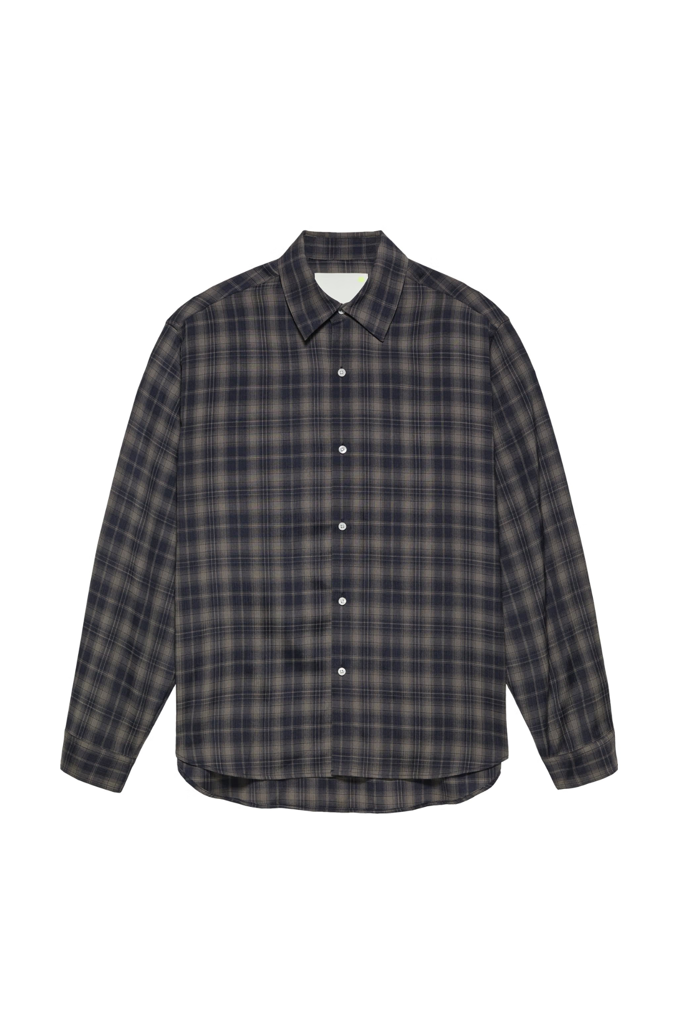 BEACH SHIRT CHECK - NIGHT/GREY CHECK