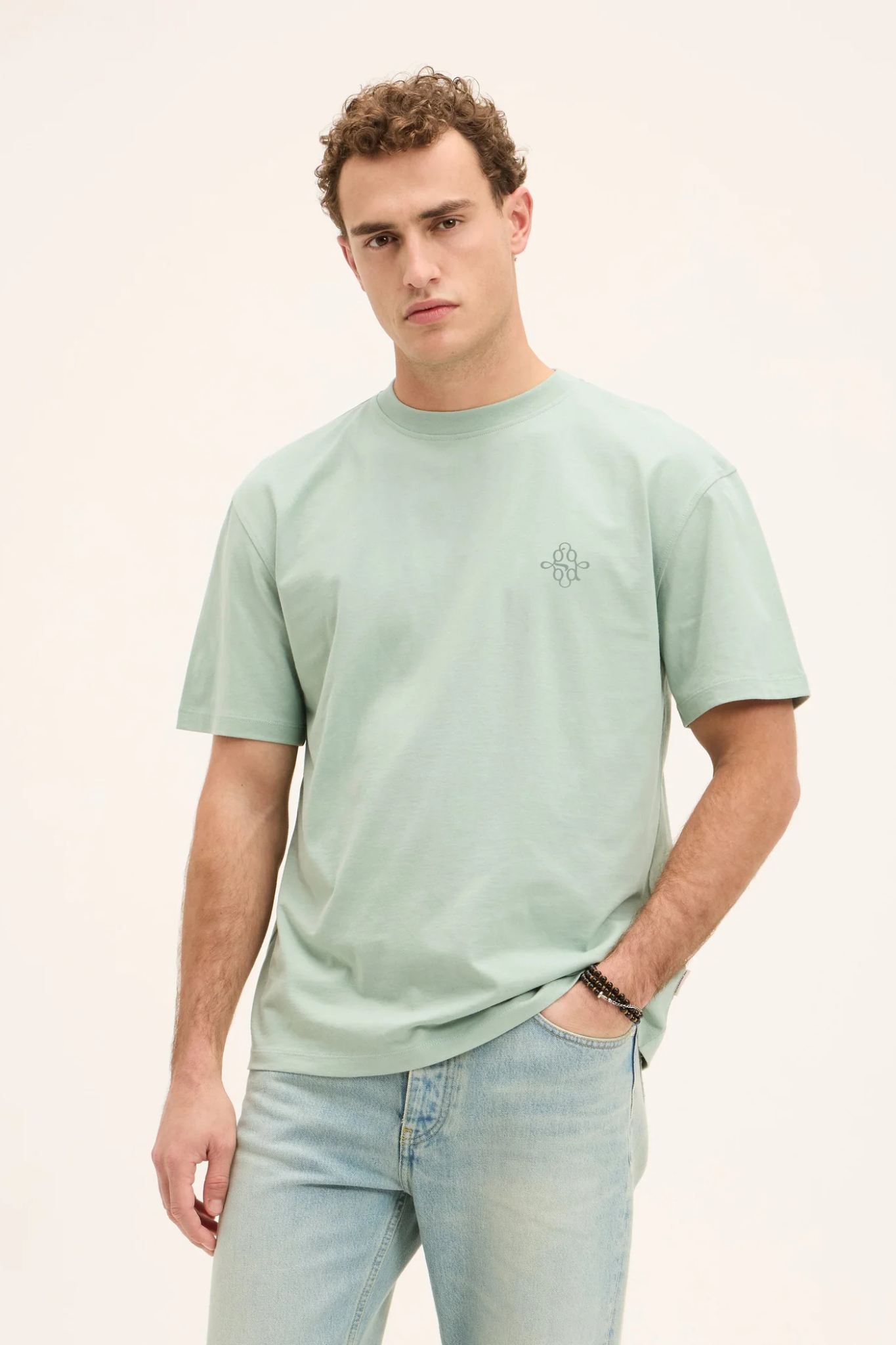 TOMMY T-SHIRT - SAGE GREEN