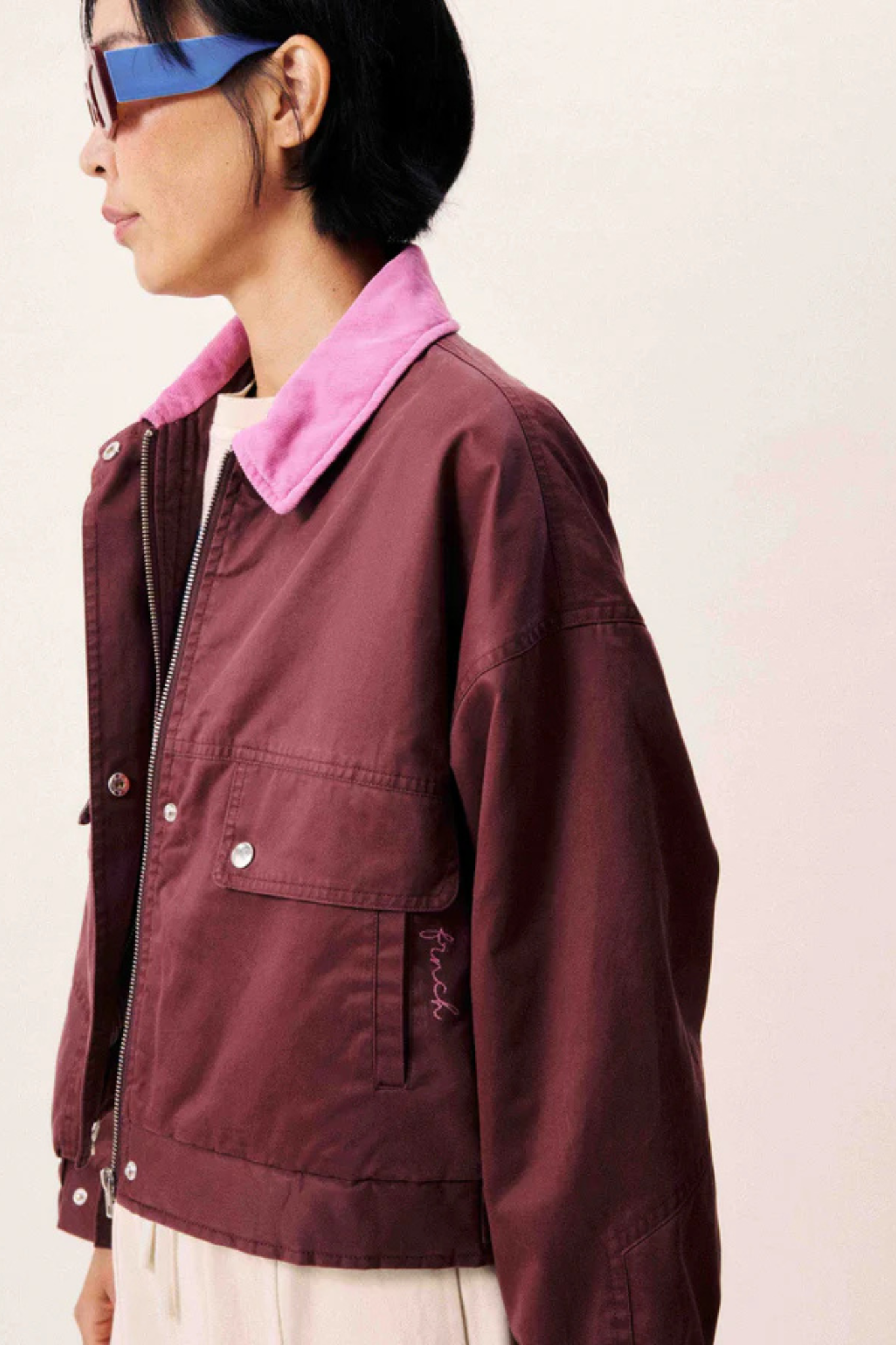 TIGRESSA VEST - BORDEAUX