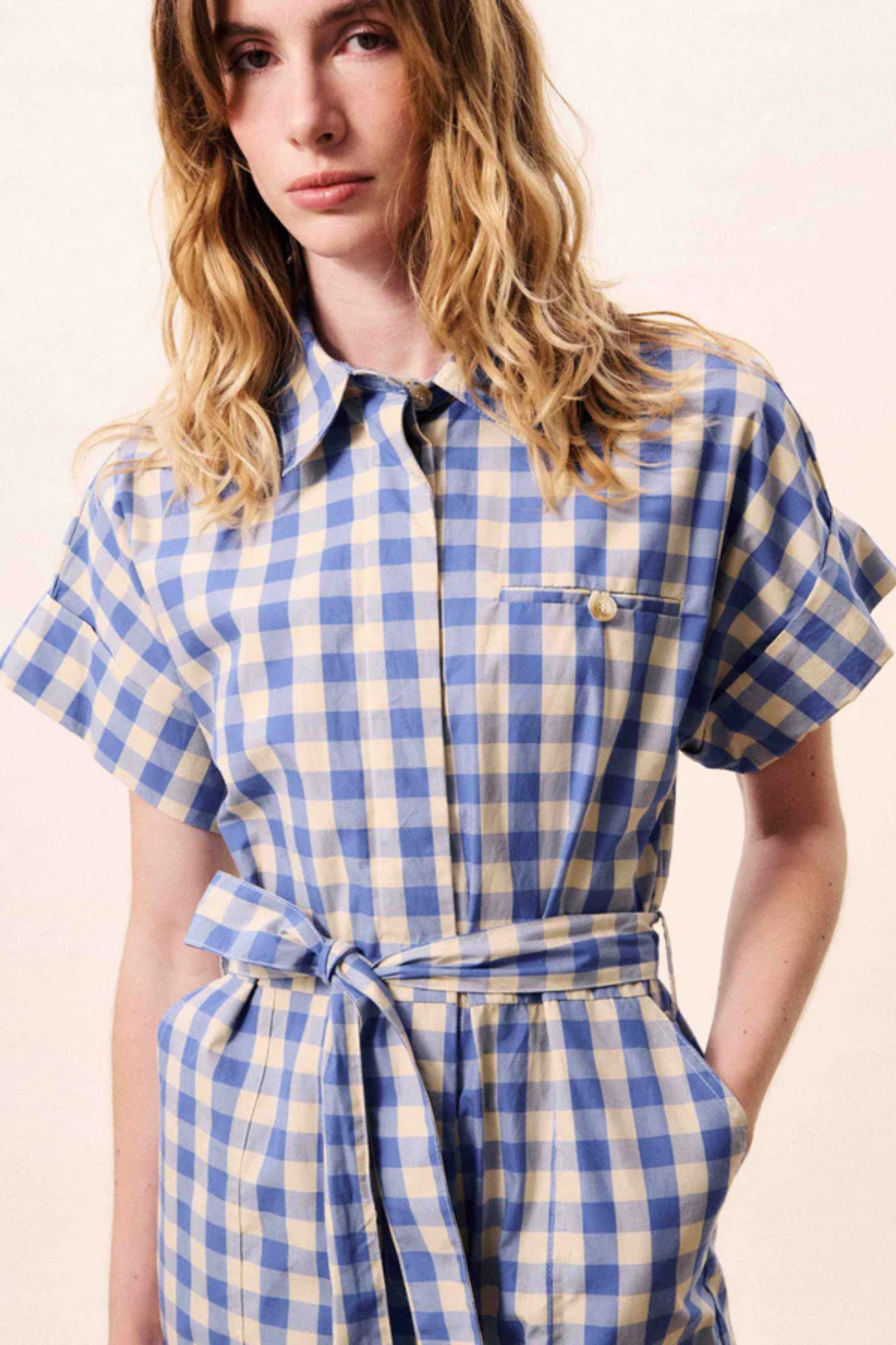 OCEANUS JUMPSUITS - AZURE BLUE