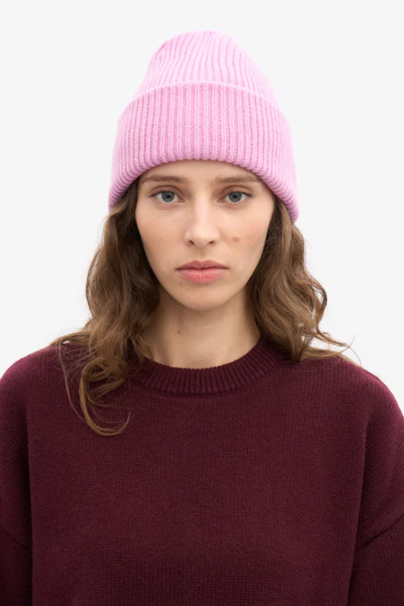 MERINO WOOL HAT - CHERRY BLOSSOM