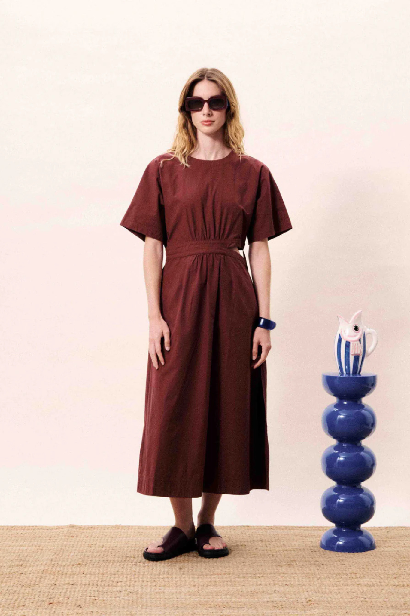MAVERA DRESS - BORDEAUX