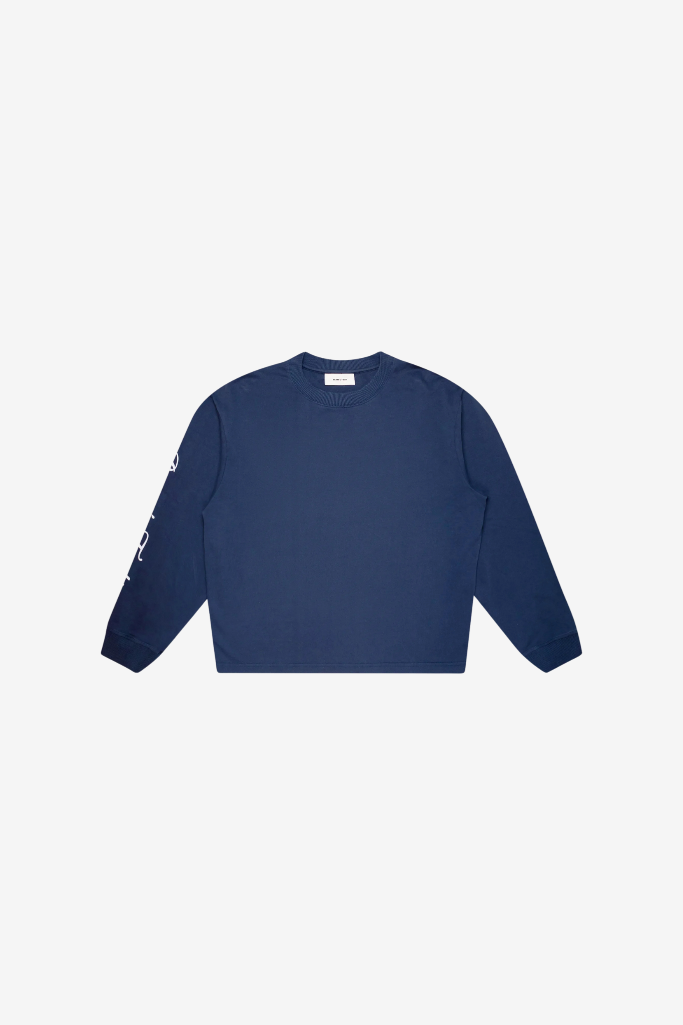 SCRIPT LOGO LONGSLEEVE T-SHIRT - NAVY