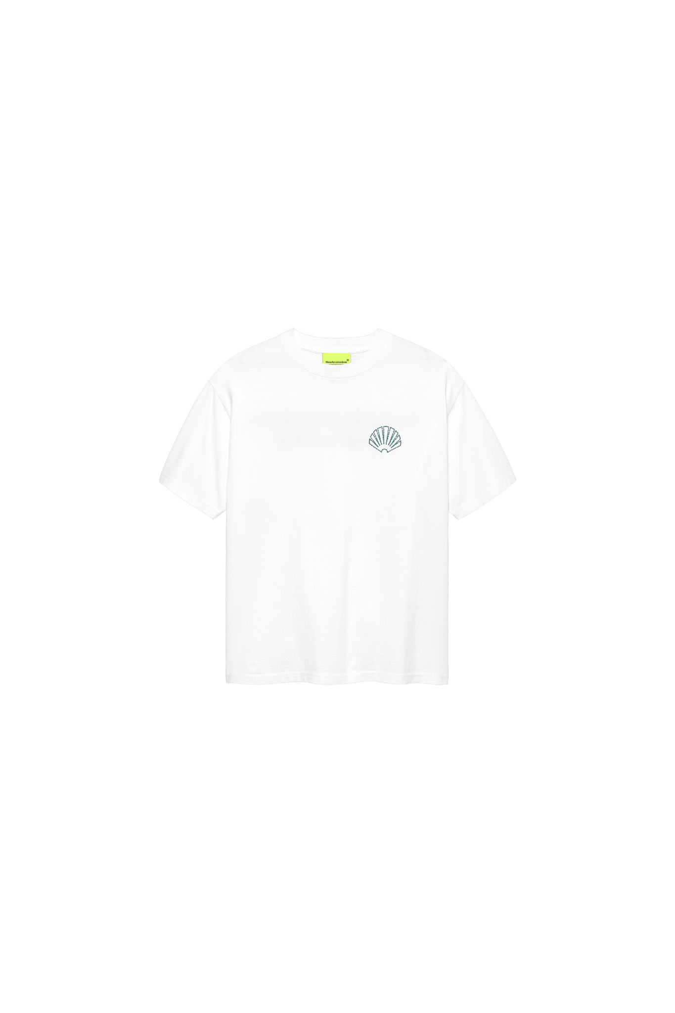 LOGO T-SHIRT - WHITE/SEA GREEN