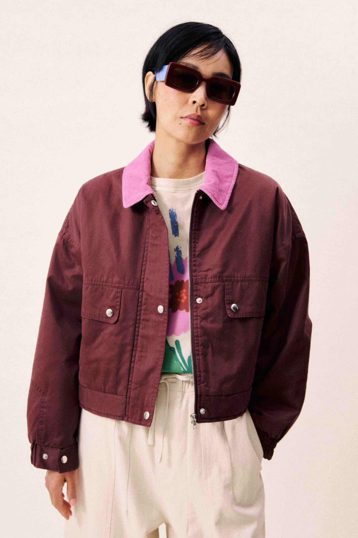 TIGRESSA VEST - BORDEAUX