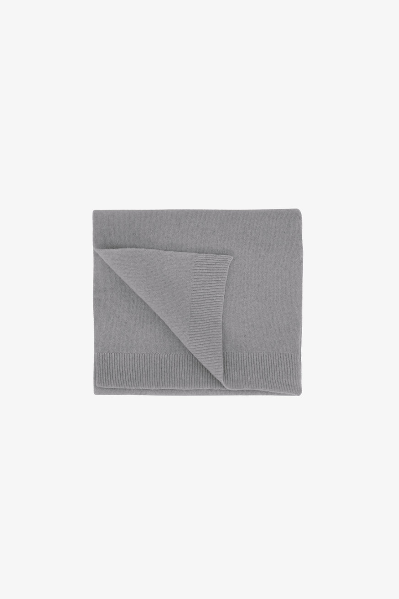 MERINO WOOL SCARF - HEATHER GREY