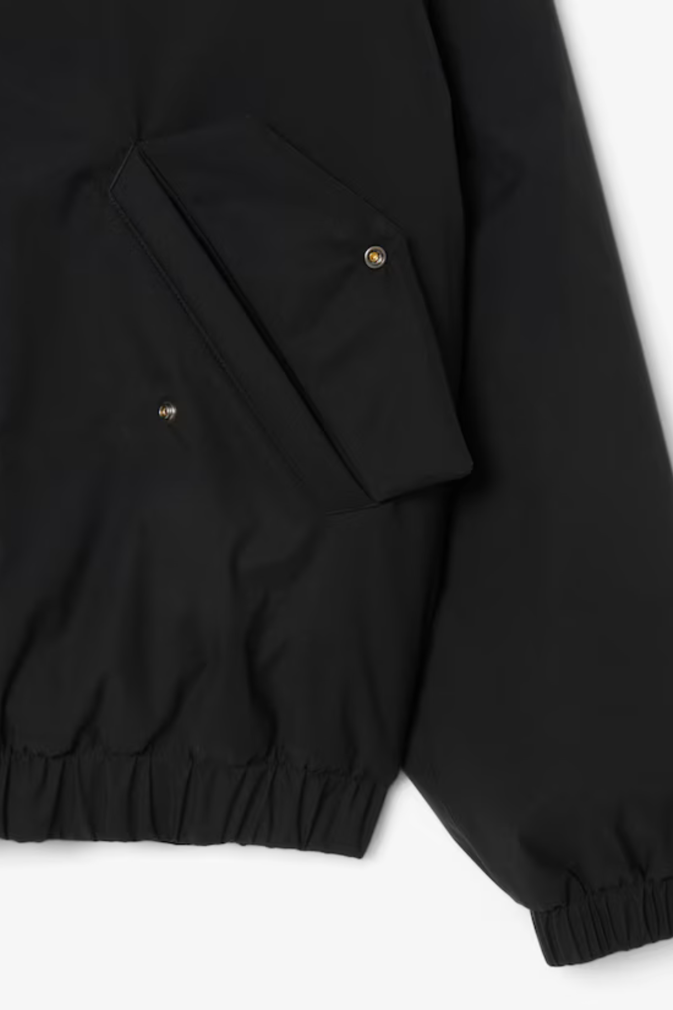 WATER-REPELLENT PADDED JACKET - BLACK