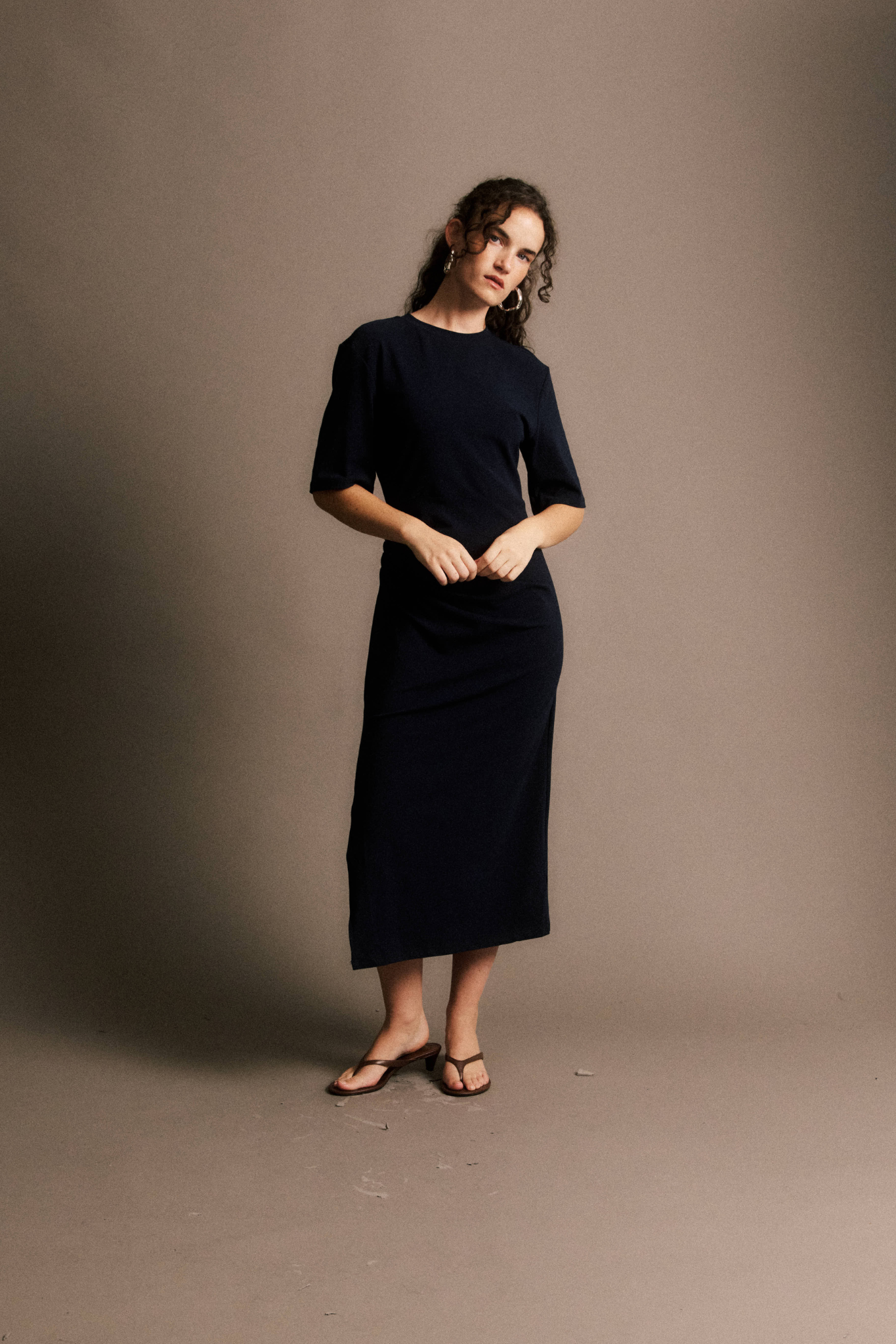 ISIDORE DRESS - BLUE MARINE