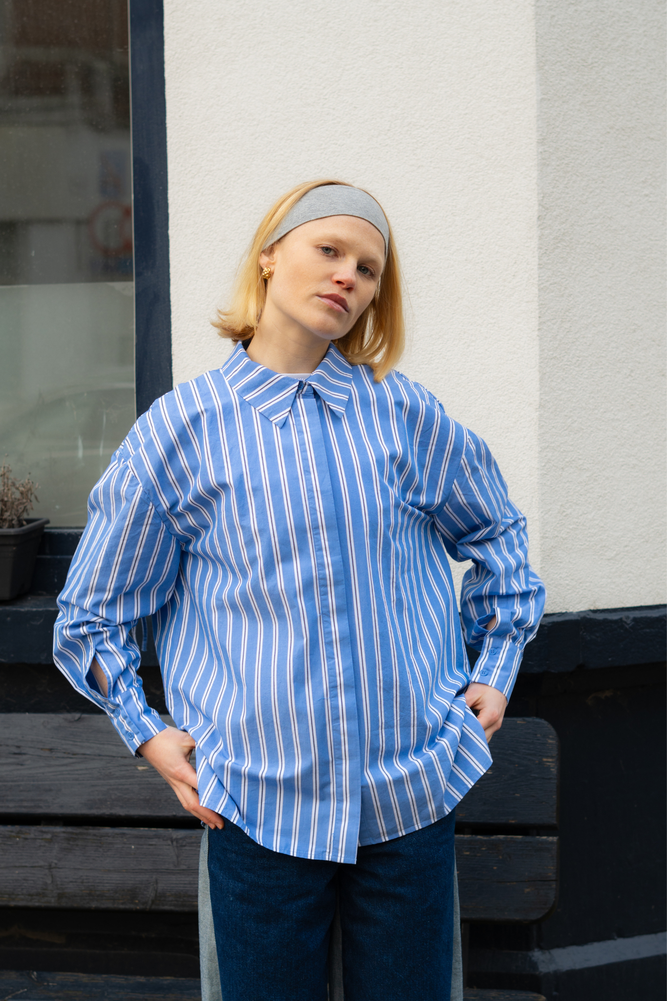 MALOA SHIRT - BLUE STRIPE