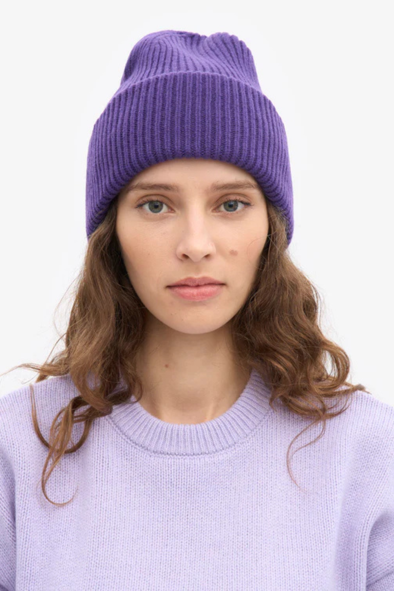 MERINO WOOL HAT - ULTRA VIOLET