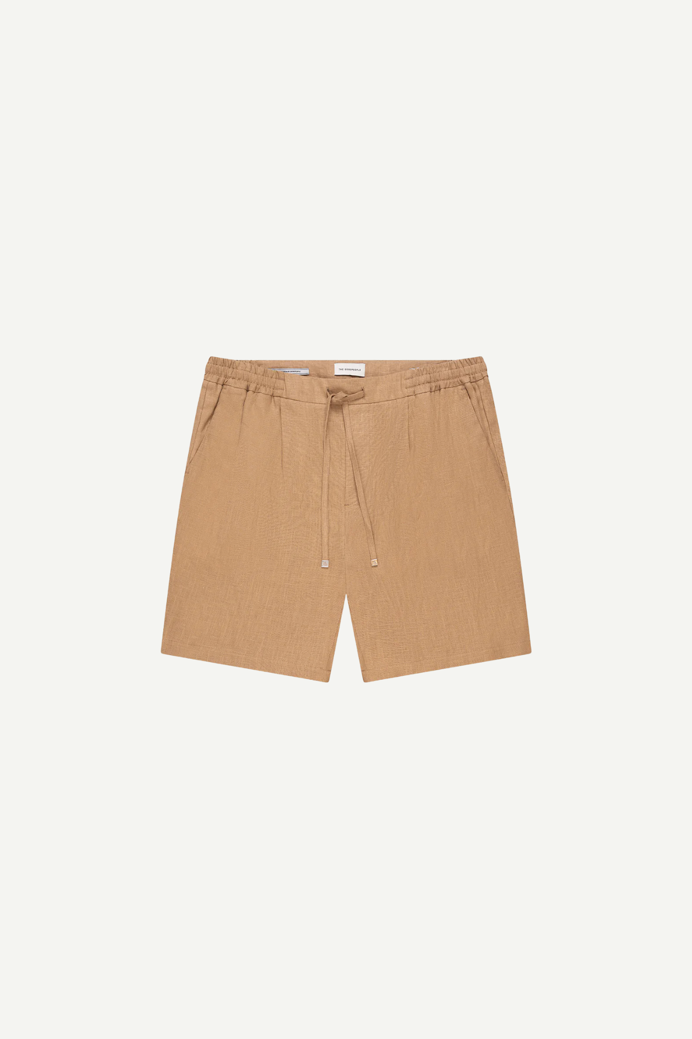 HLIN LINEN SHORT - BEIGE BROWN