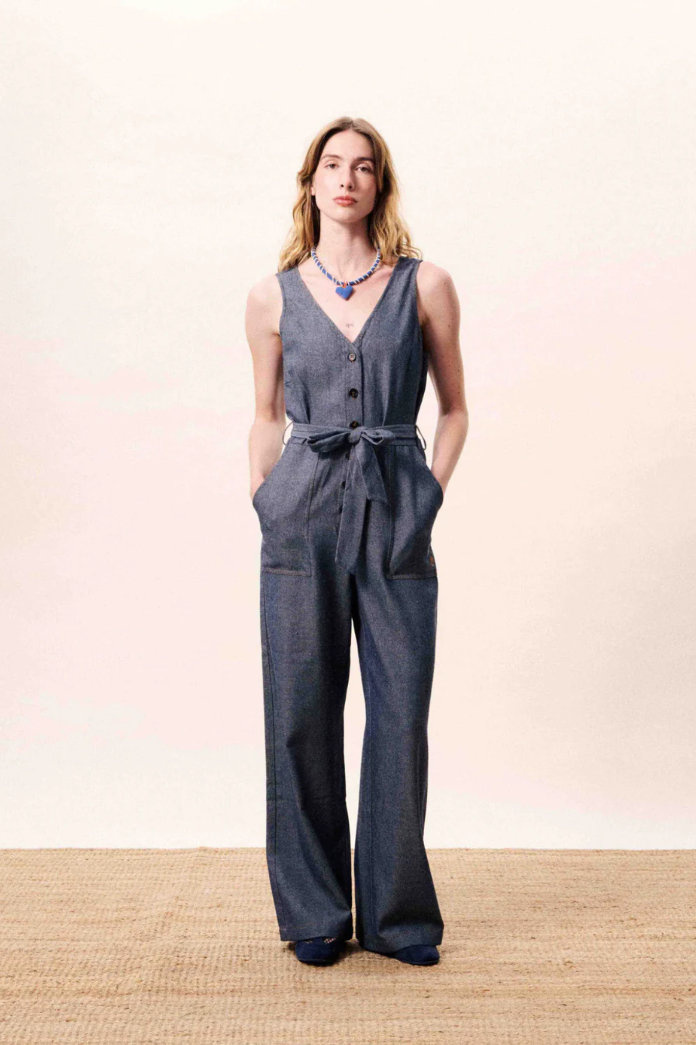 VICHAYITO JUMPSUITS - NAVY BLUE