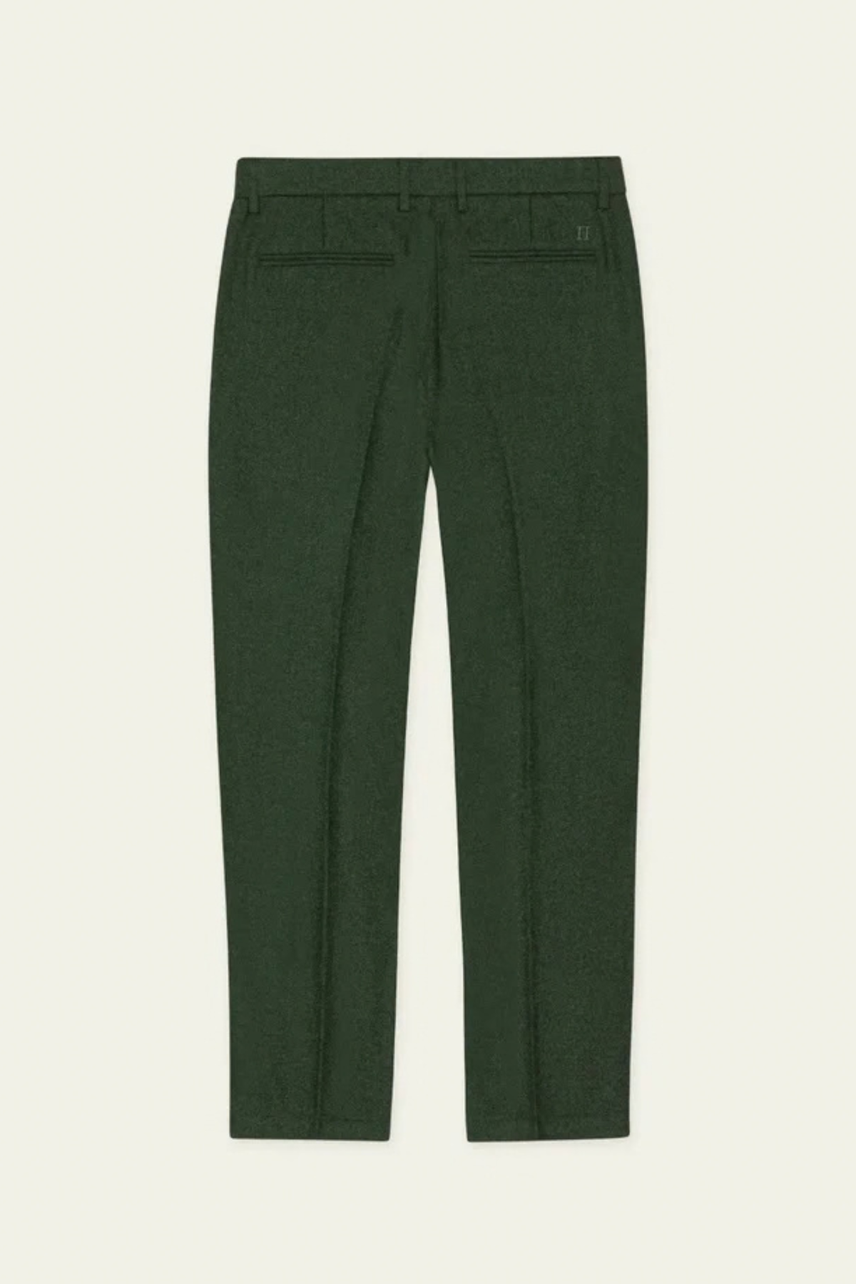 WOOL REG SUIT PANTS - ROSIN GREEN