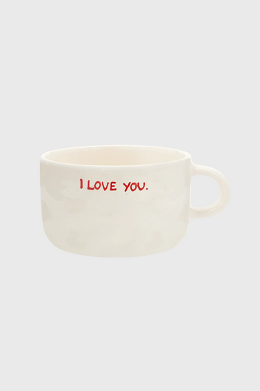 I LOVE YOU CAPPUCCINO MUG