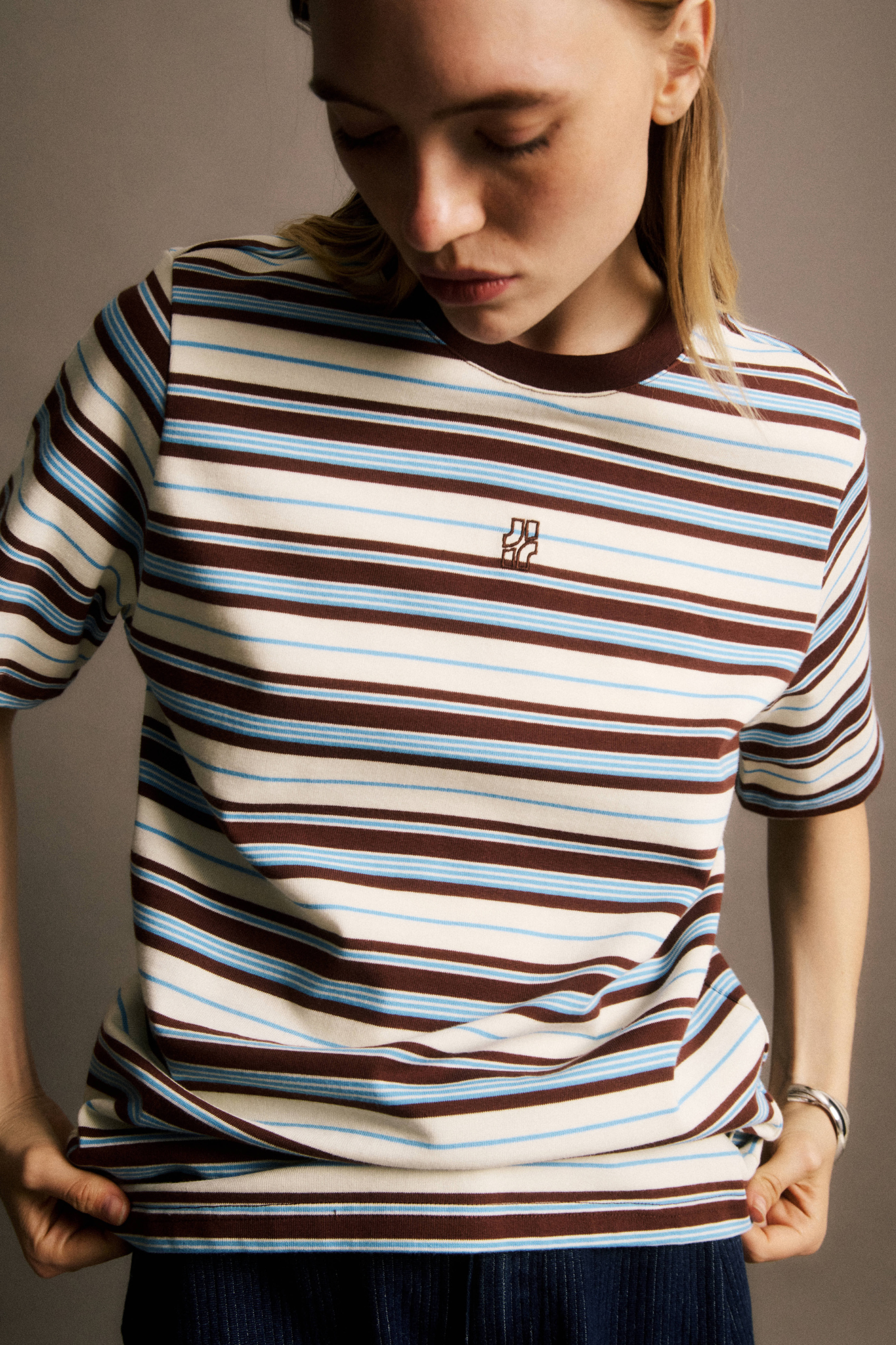 KENNY T-SHIRT - CHOCOLAT