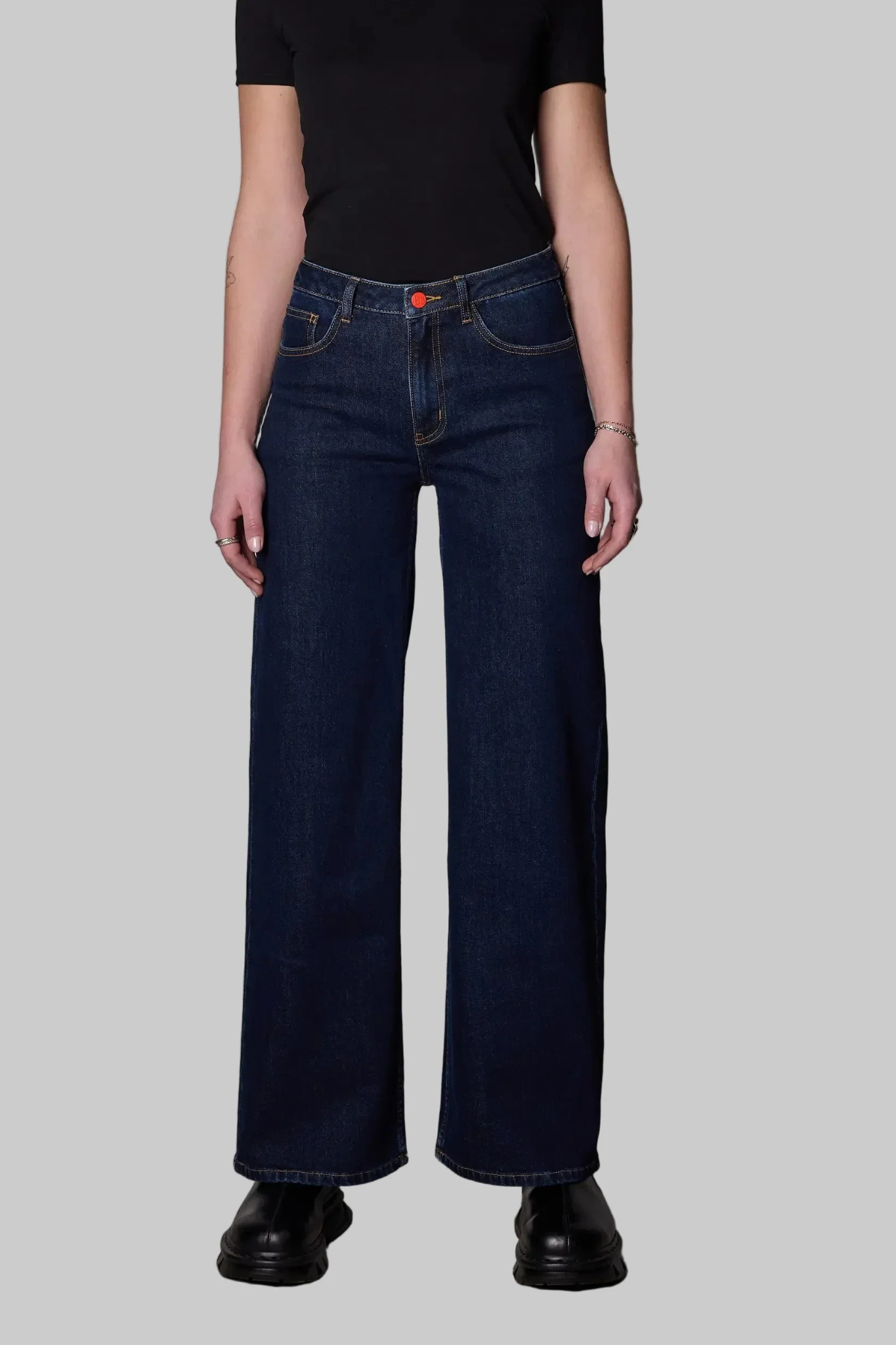 WIDE JEANS - EVENING BLUE