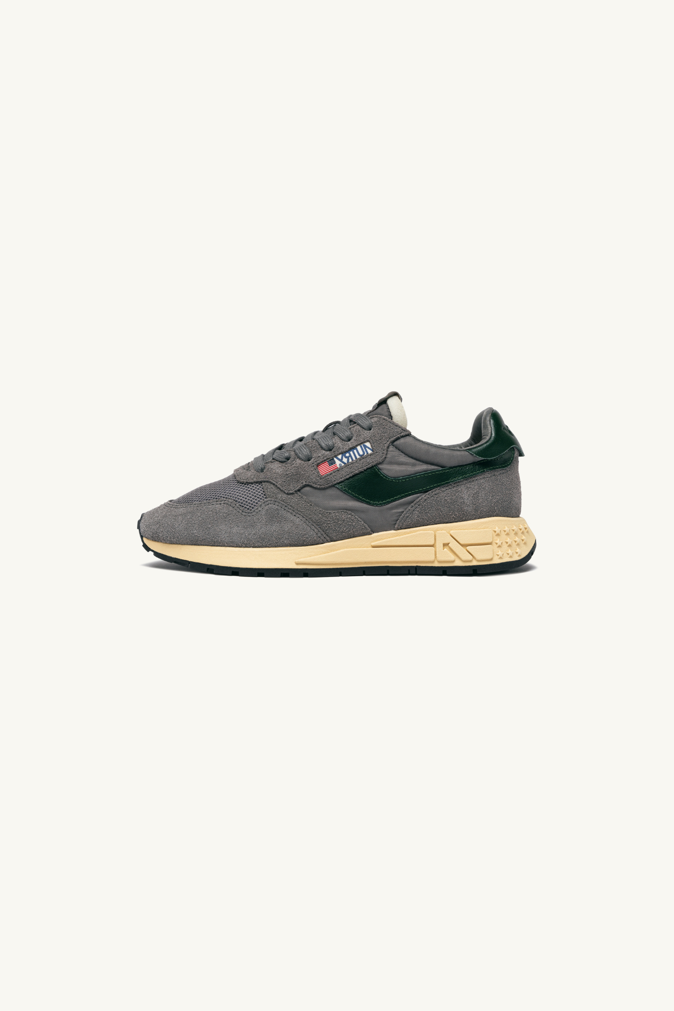 WWLM-UT20 - REELWIND LOW MEN SNEAKERS - SUEDE/NET NHTOW/MOUN