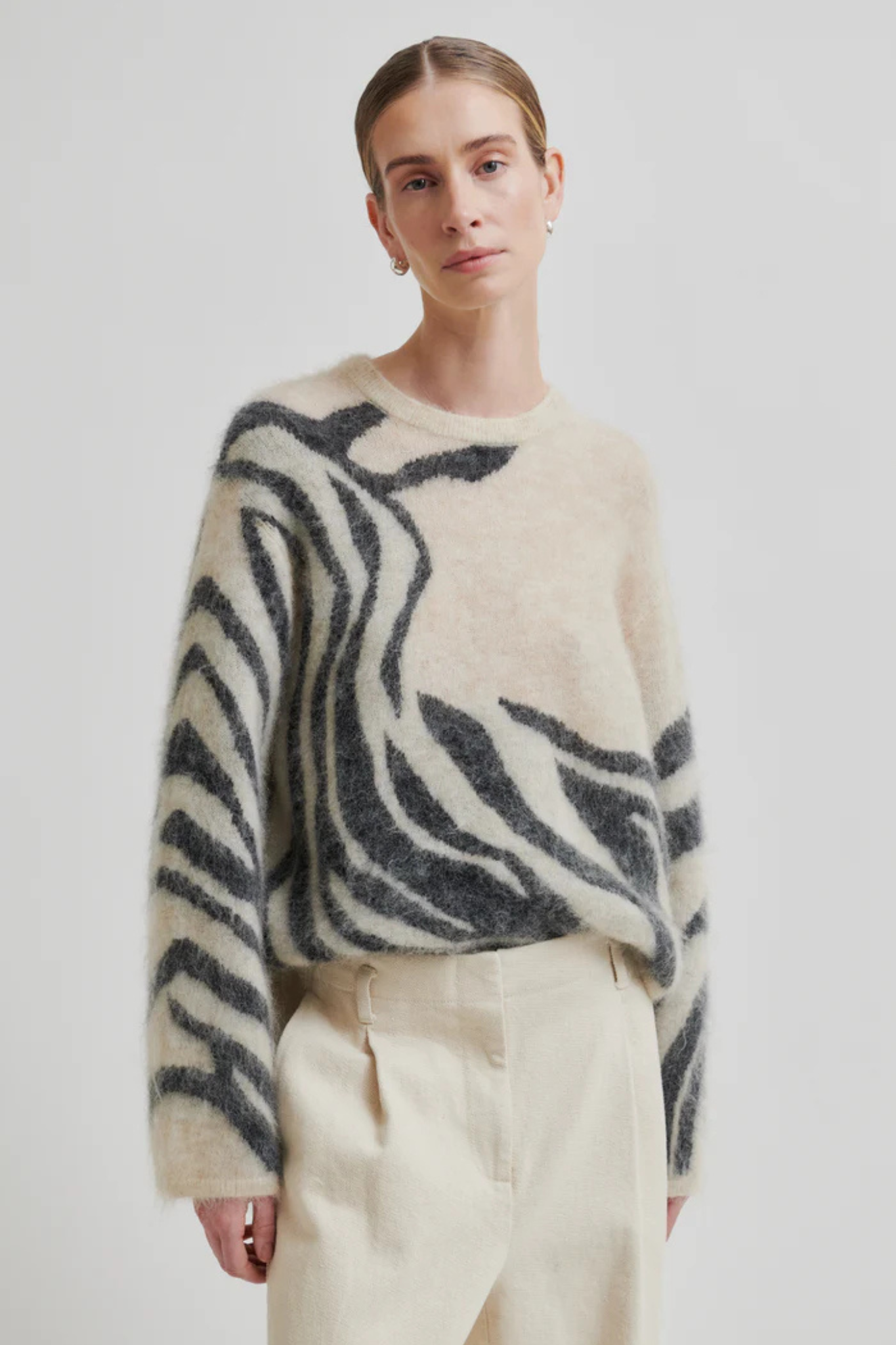 ZARAH KNIT O-NECK - TRENCH COAT