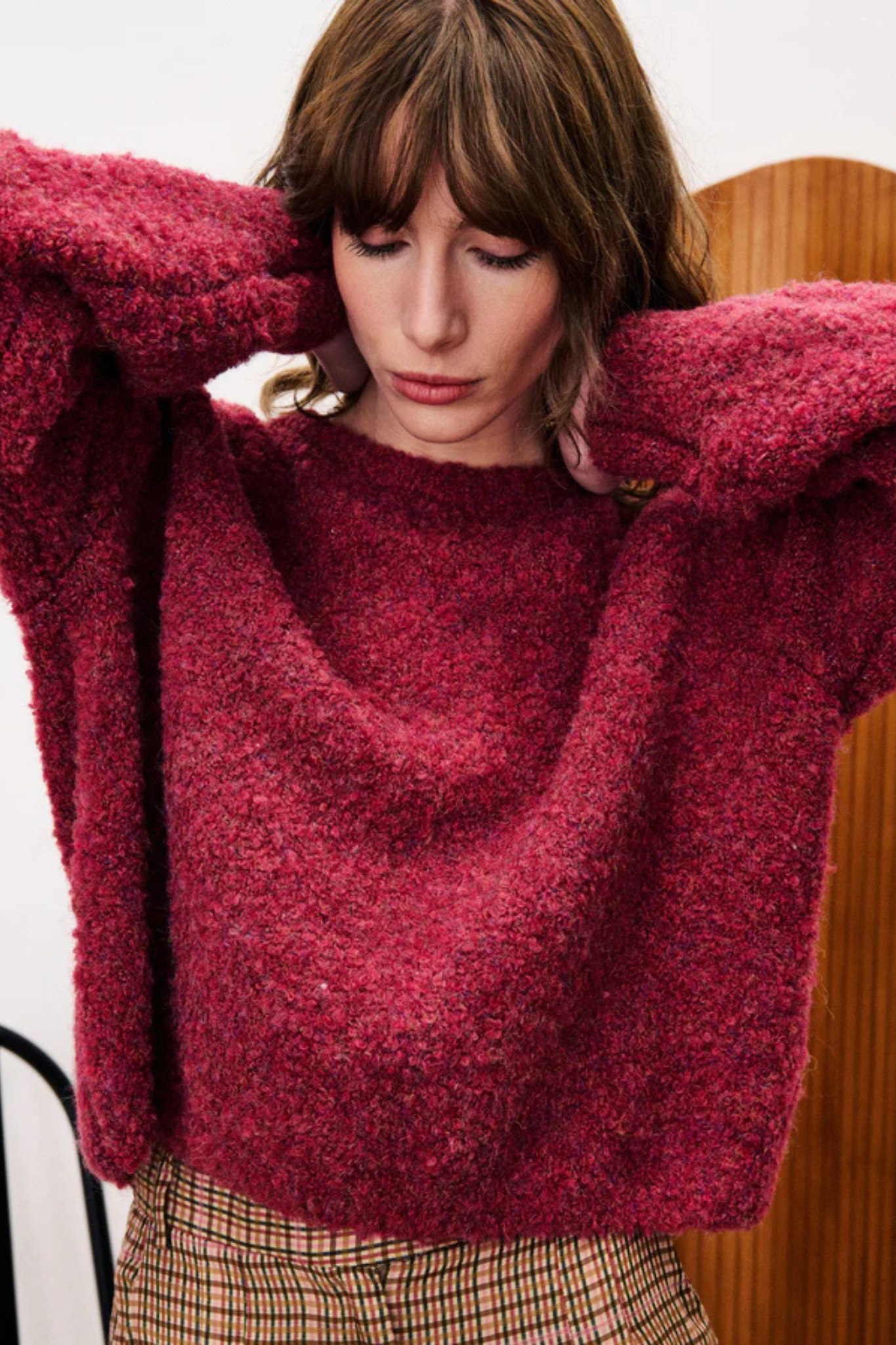 CAMELIA PULLOVER - BORDEAUX