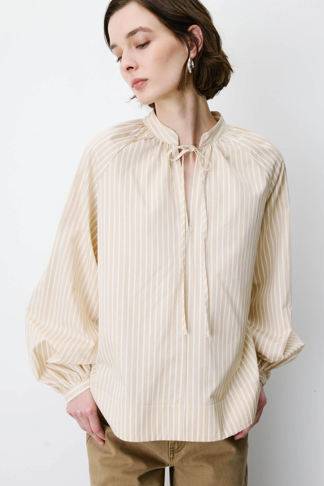 ALBANE BLOUSE - BEIGE