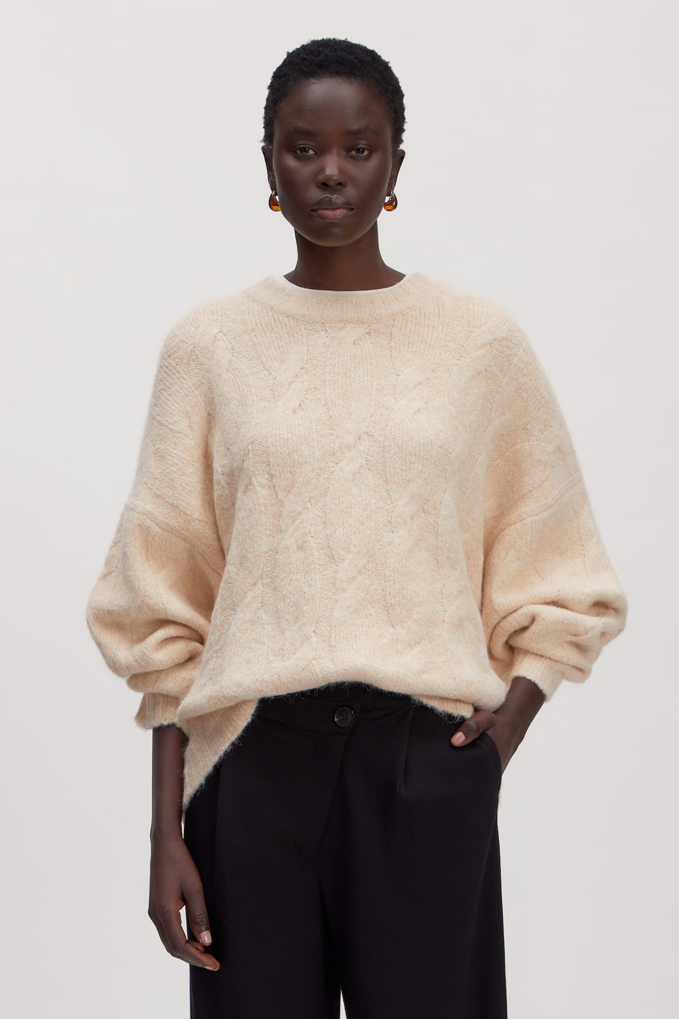 CAMELLIA JUMPER - CREAM