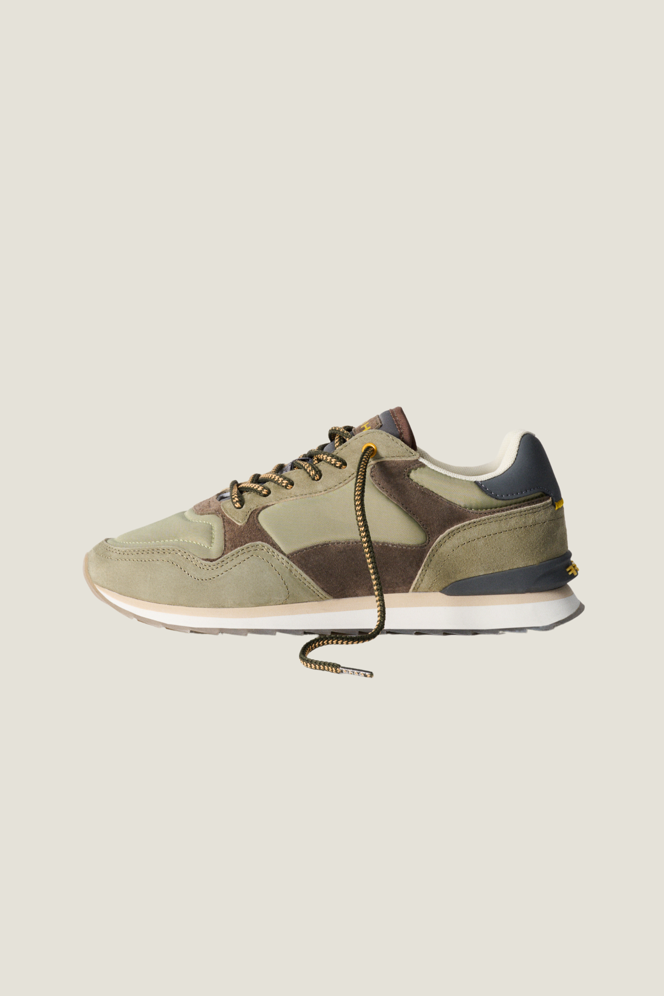 BREMEN SNEAKERS - GREEN/BEIGE/GREY