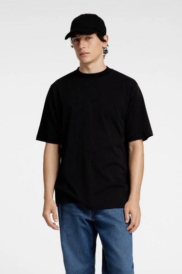 SLHRELAX-DANI SS INTERLOCK TEE - BLACK