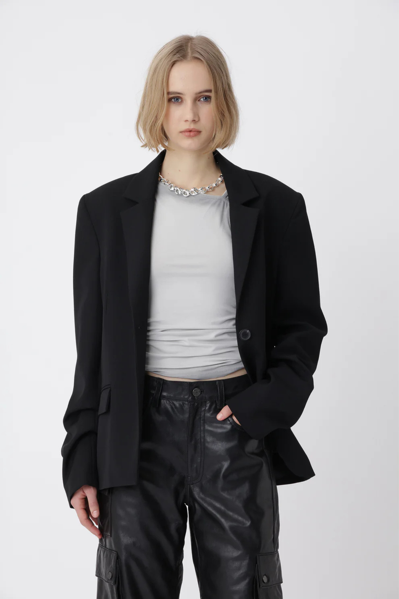 ANIRA BLAZER - BLACK