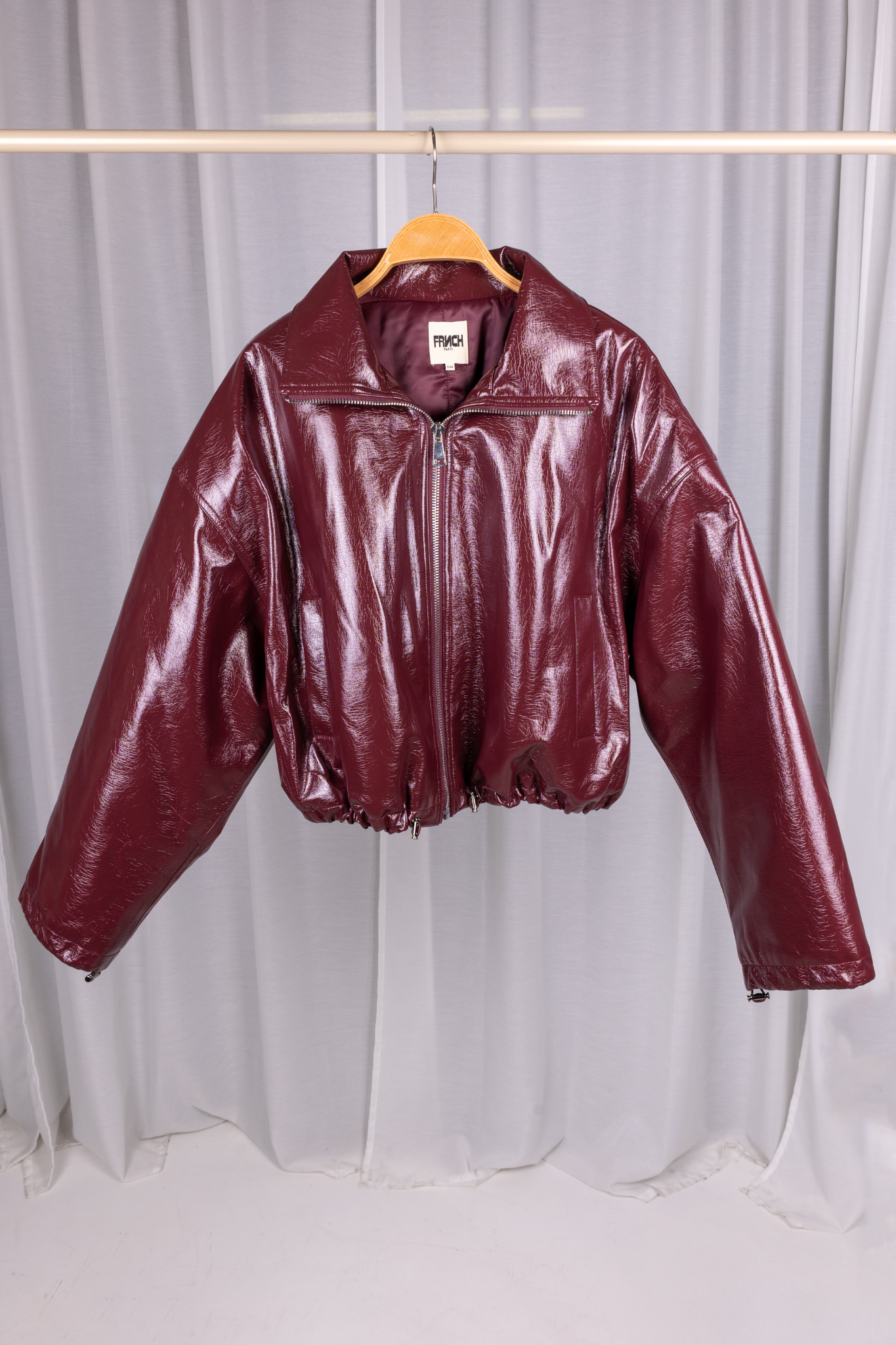 PAQUITA BOMBER JACKET - BORDEAUX