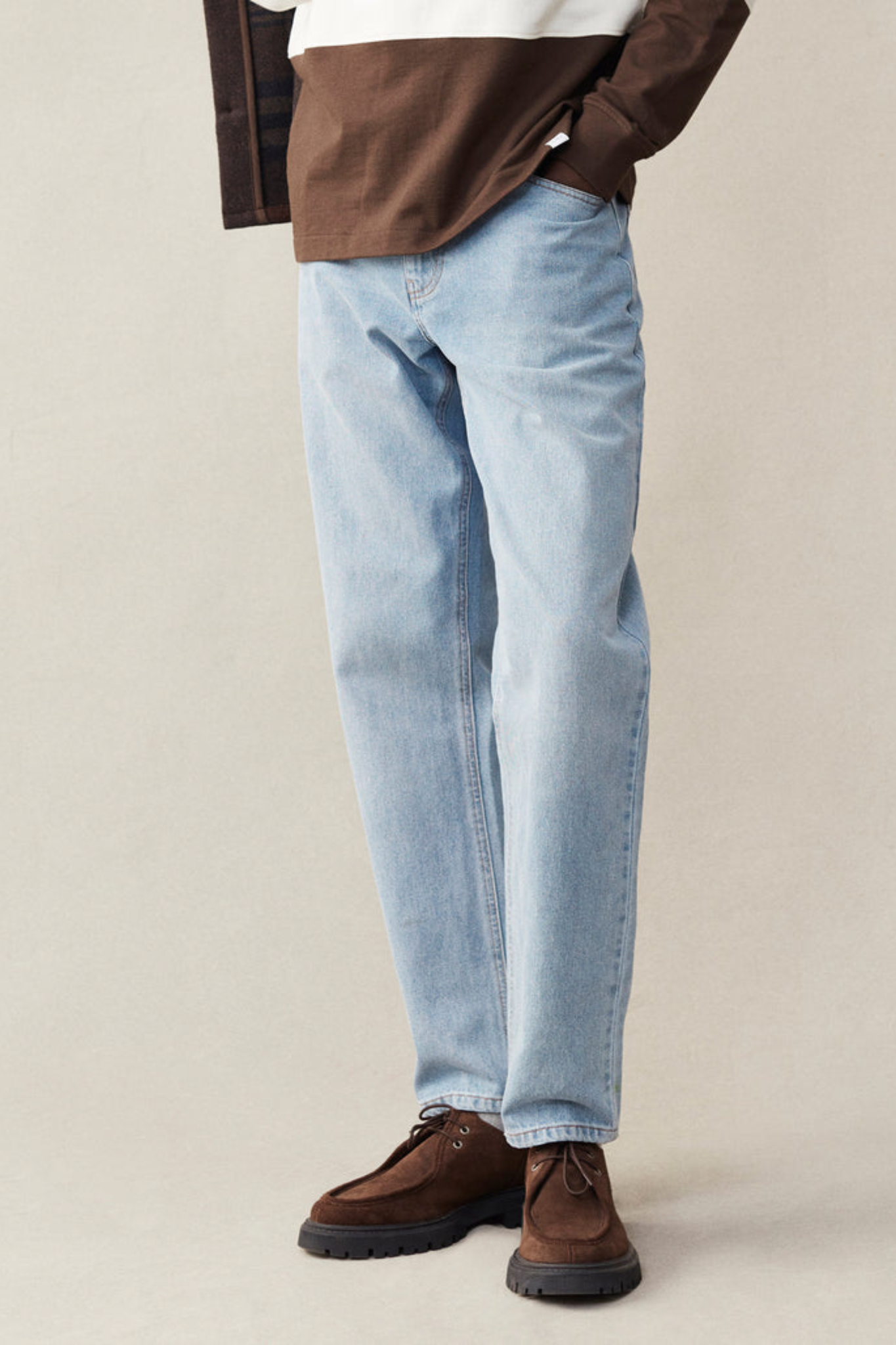 RYDER RELAXED FIT JEANS - ANTIQUE BLUE WASH