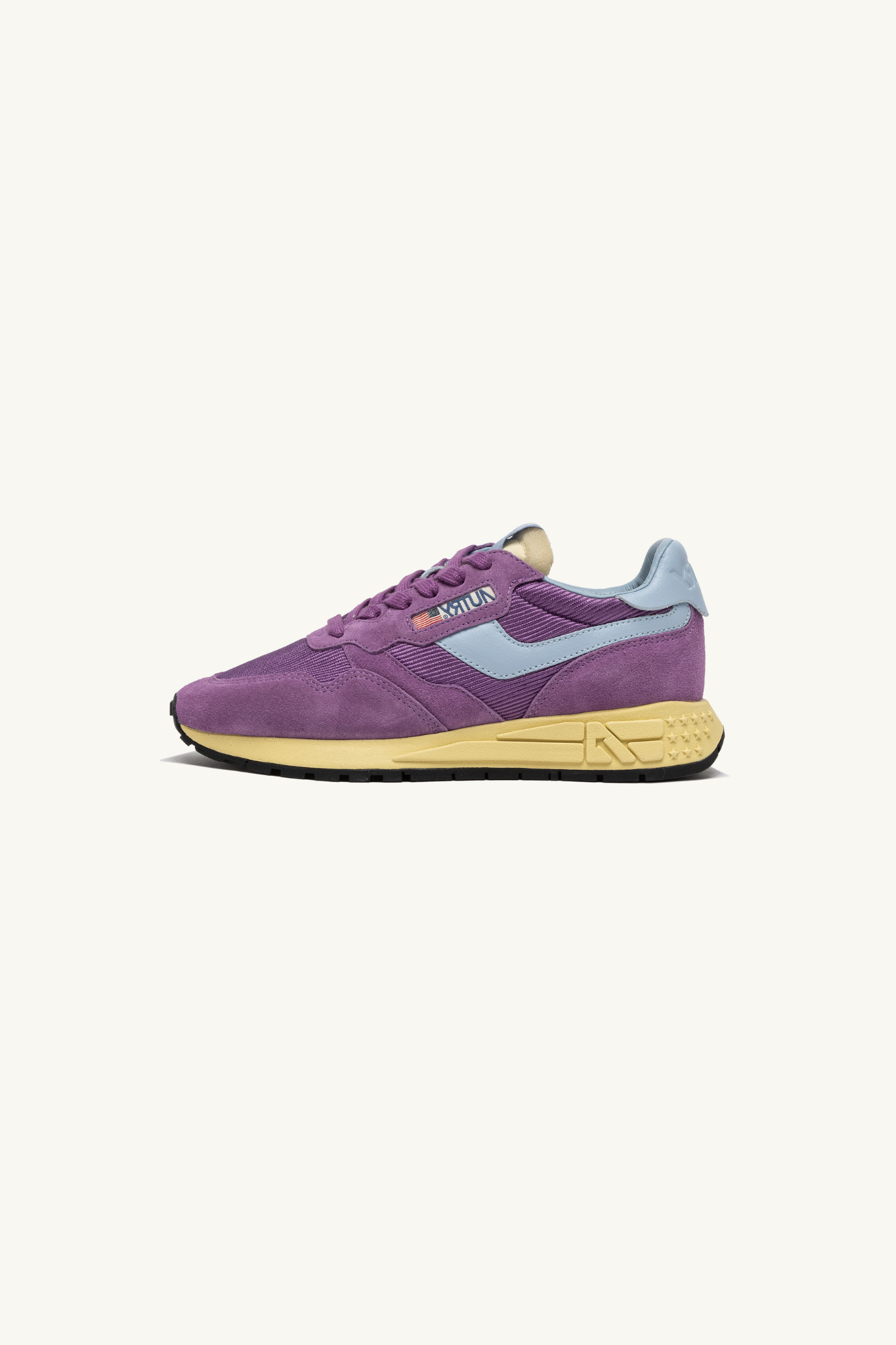 WWLW-ES02 - REELWIND LOW WOMEN SNEAKERS - SUEDE/MESH PURPLE/CEL
