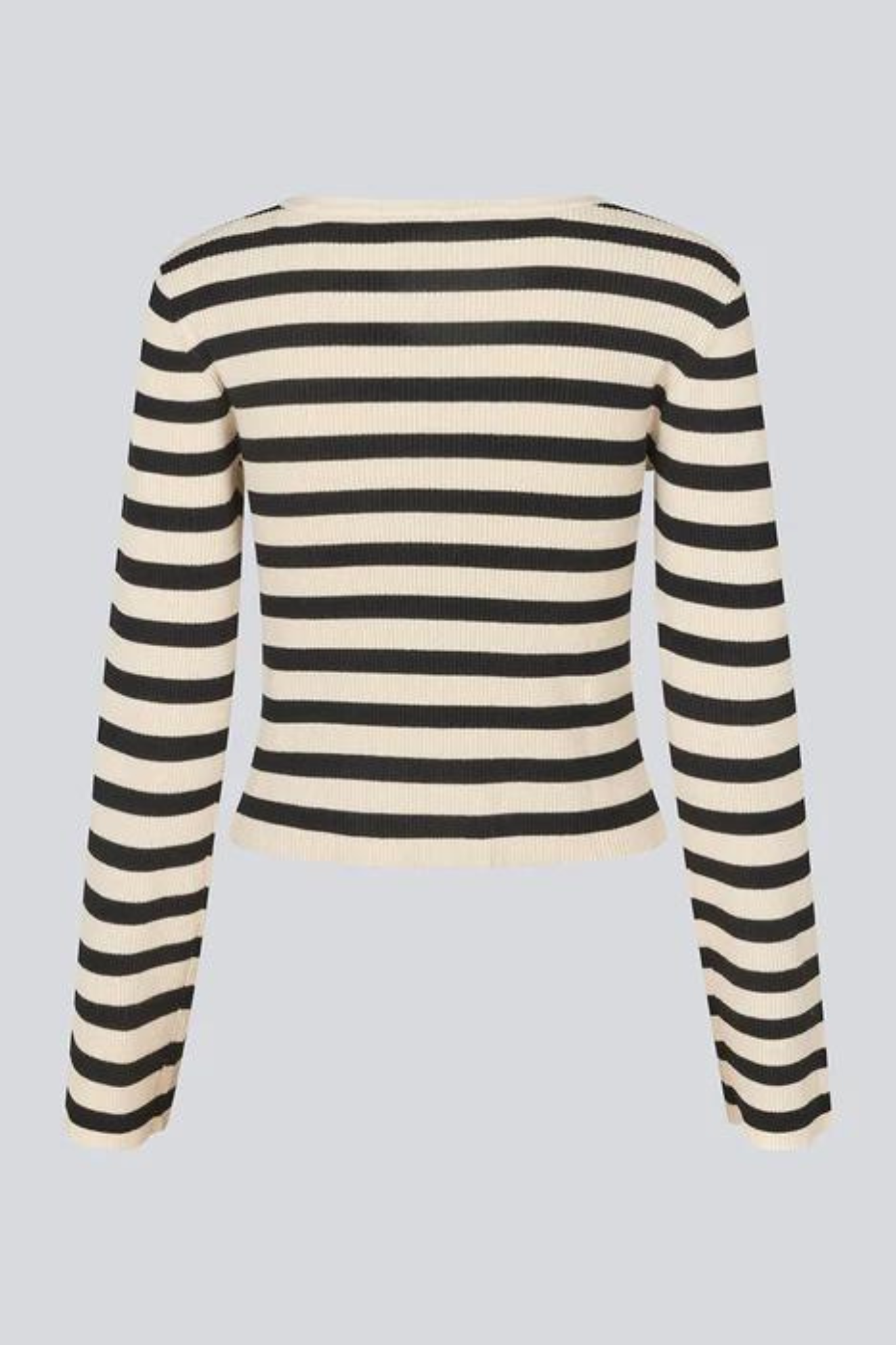 IBRAHIM KNIT - BLACK SUMMER SAND STRIPE