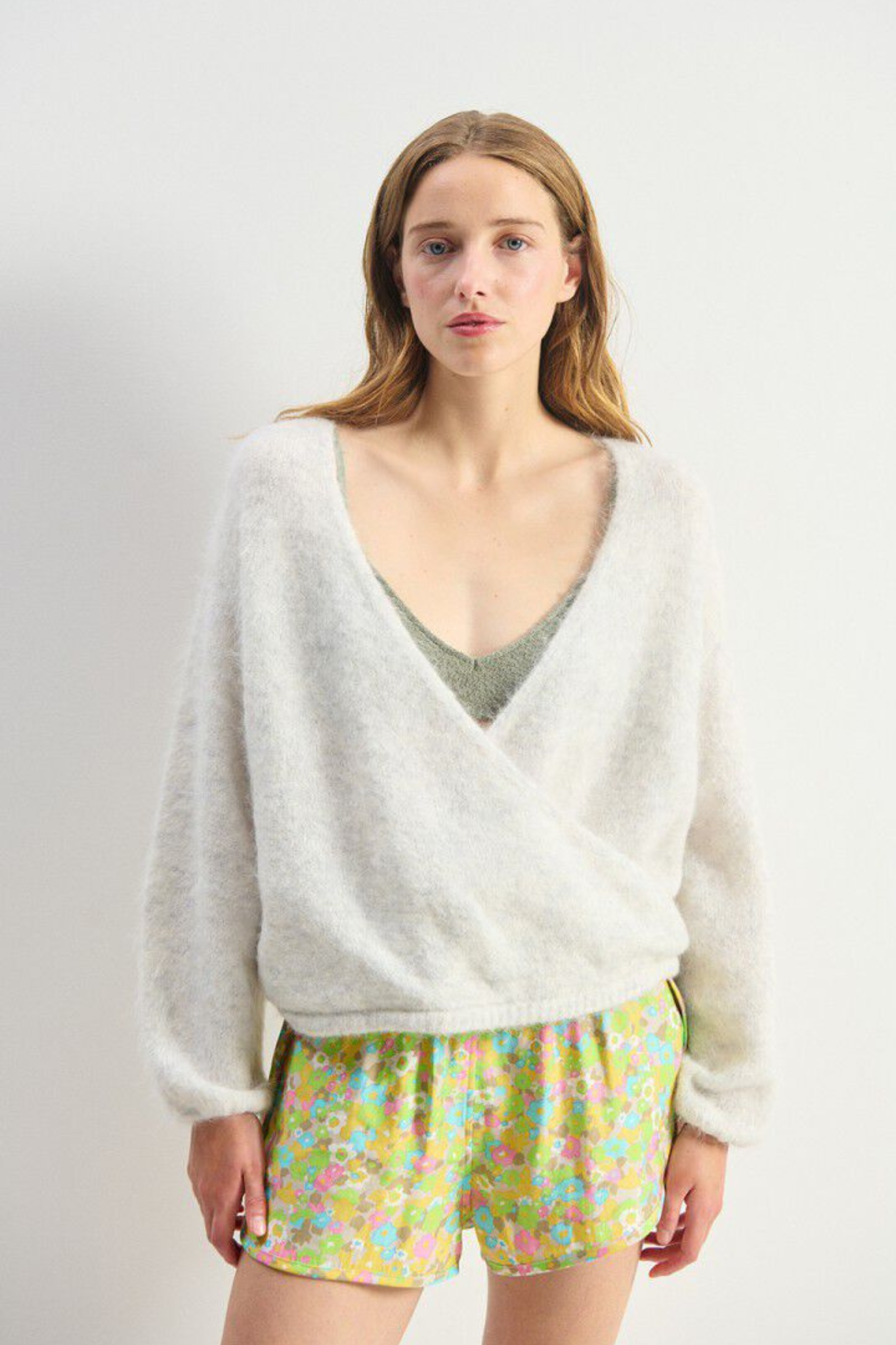 NUNY SWEATER - POLAR MELANGE