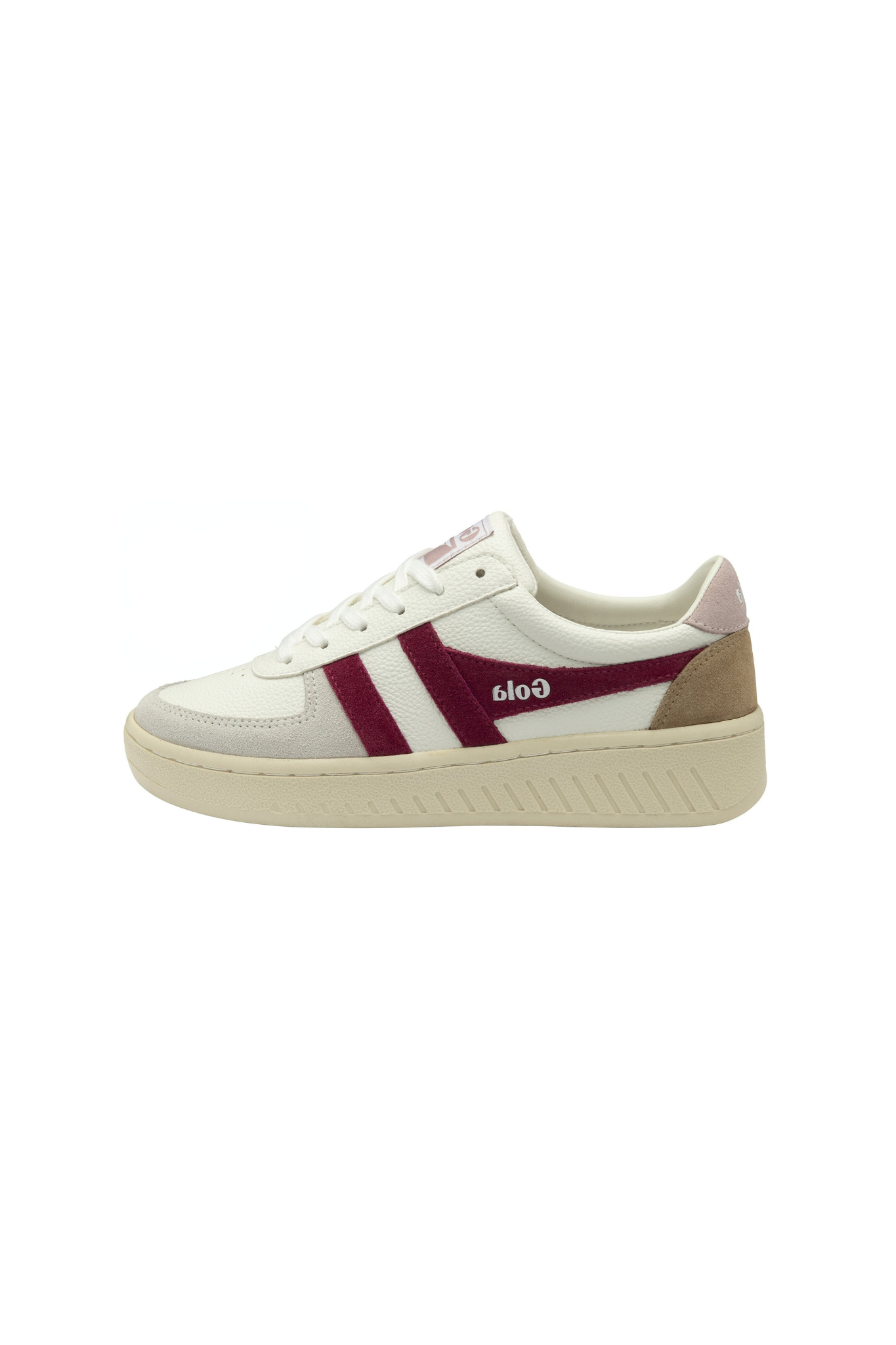 GRANDSLAM TRIDENT SNEAKERS WOMEN - WHITE/CERISE/CHALK PINK