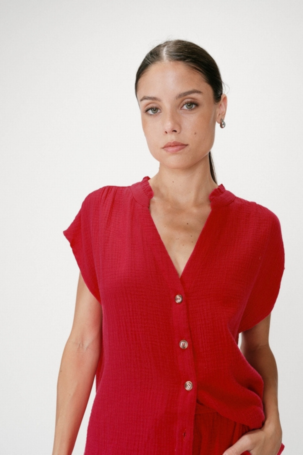 WESRA BLOUSE - FUCHSIA