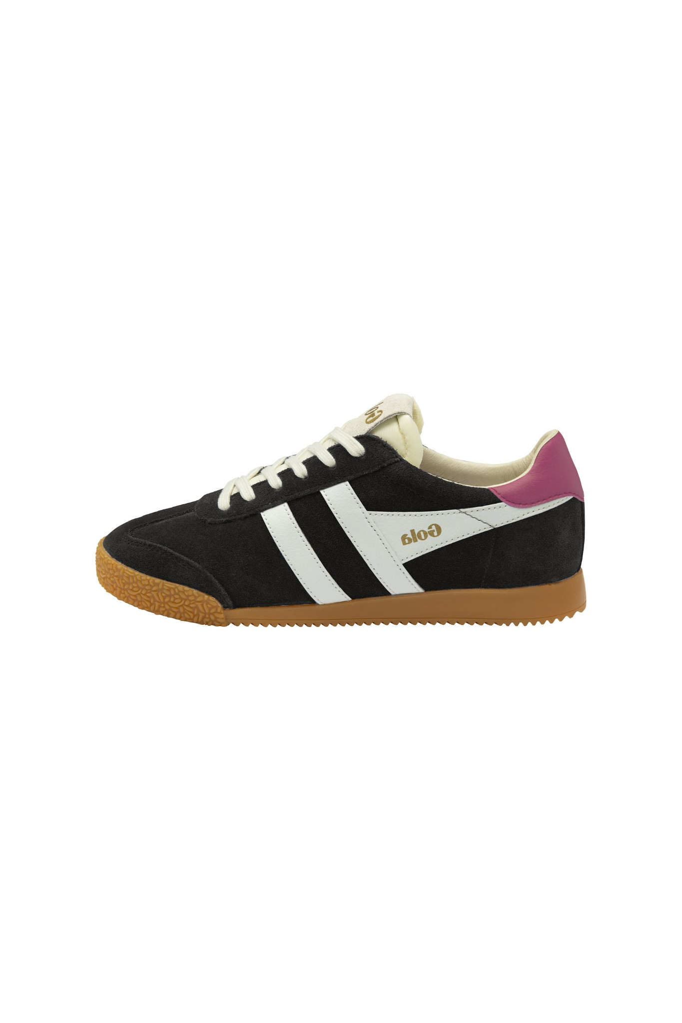 GOLA ELAN SNEAKERS WOMEN - BLACK/OFF WHITE/FUCHSIA