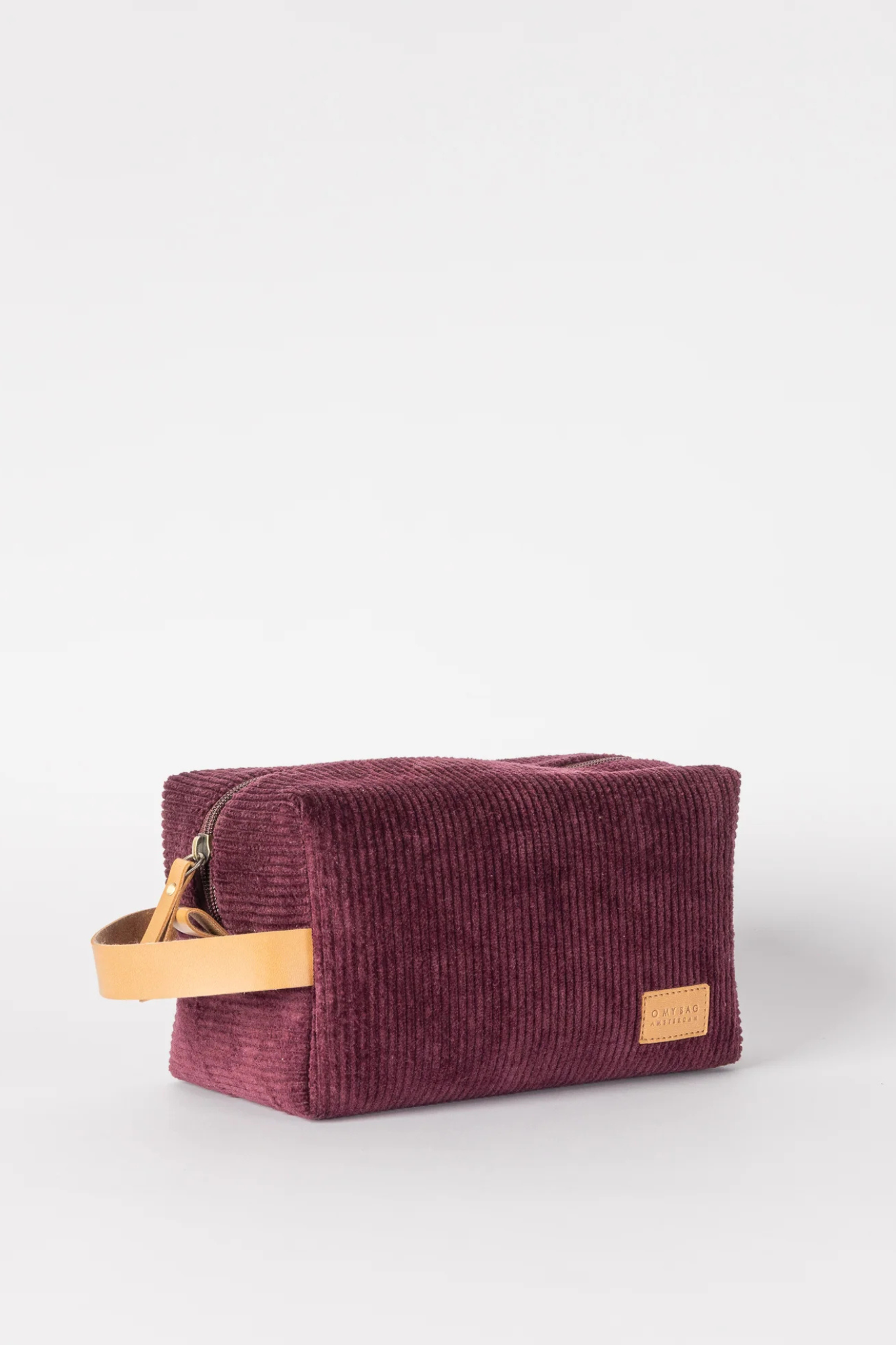 TED TRAVEL CASE LARGE - BURGUNDY CORDUROY / VEGAN UPPEAL