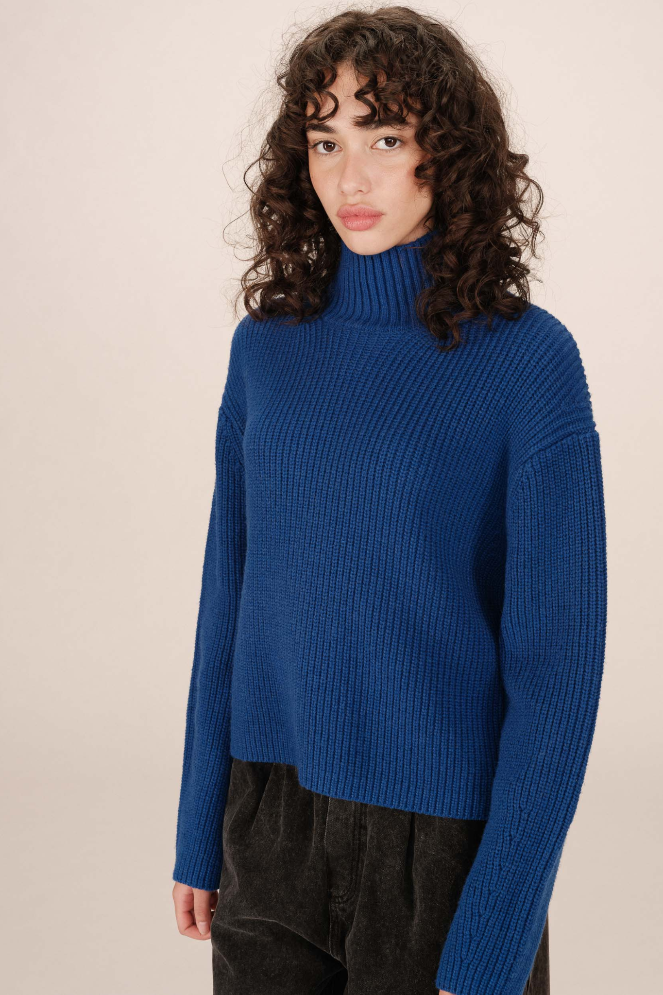 SAGAN SWEATER - BLUE COBALT