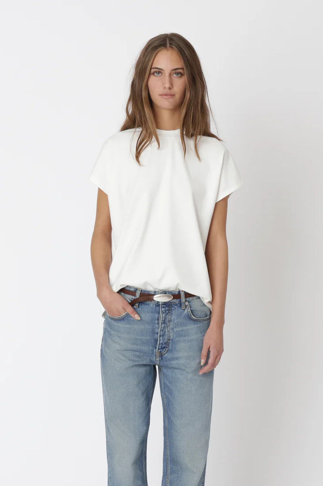 EMERSON T-SHIRT - WASHED WHITE