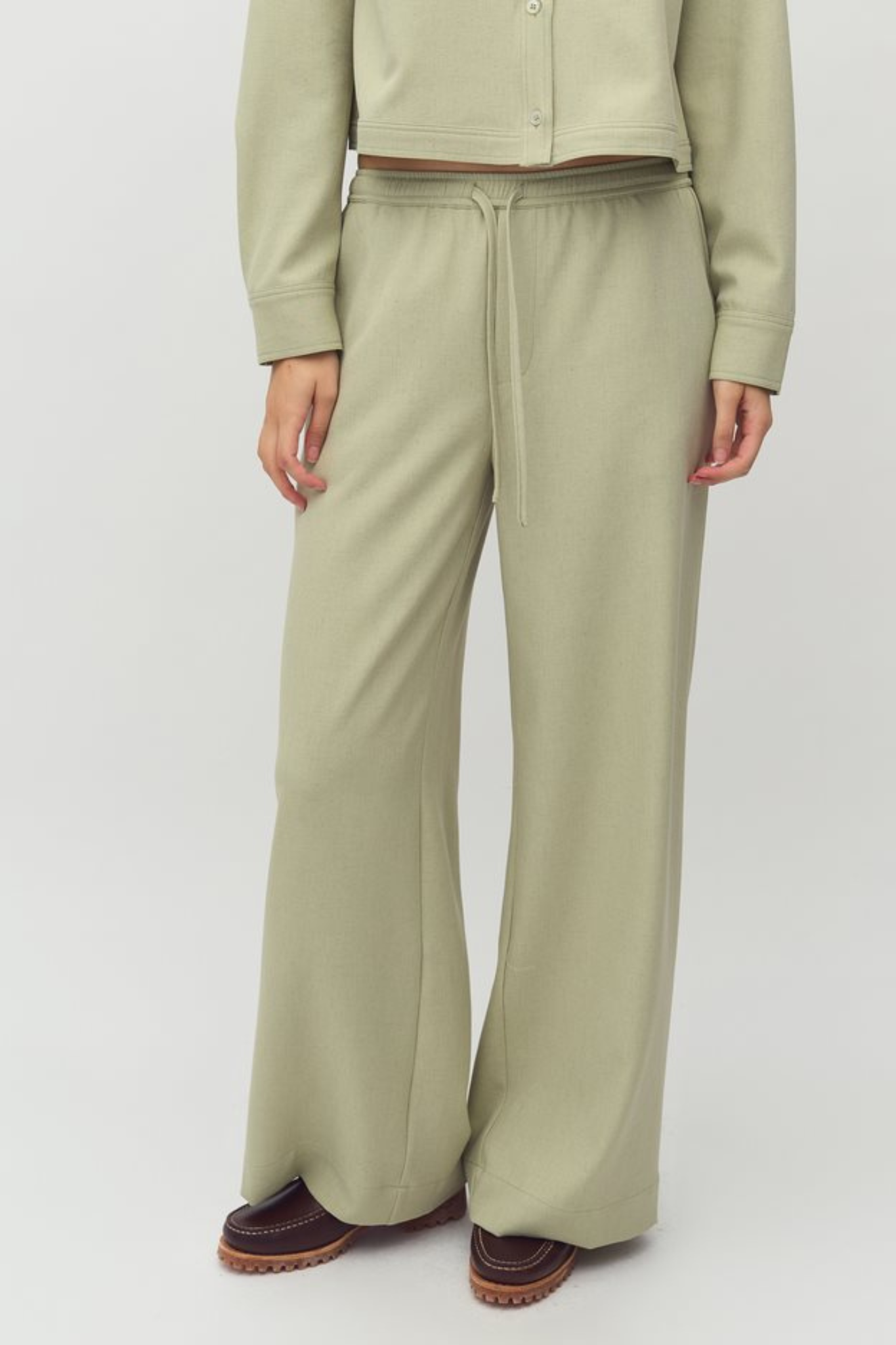 CHRISTOFF MORENNA PANTS - PISTACHIO GREEN MEL