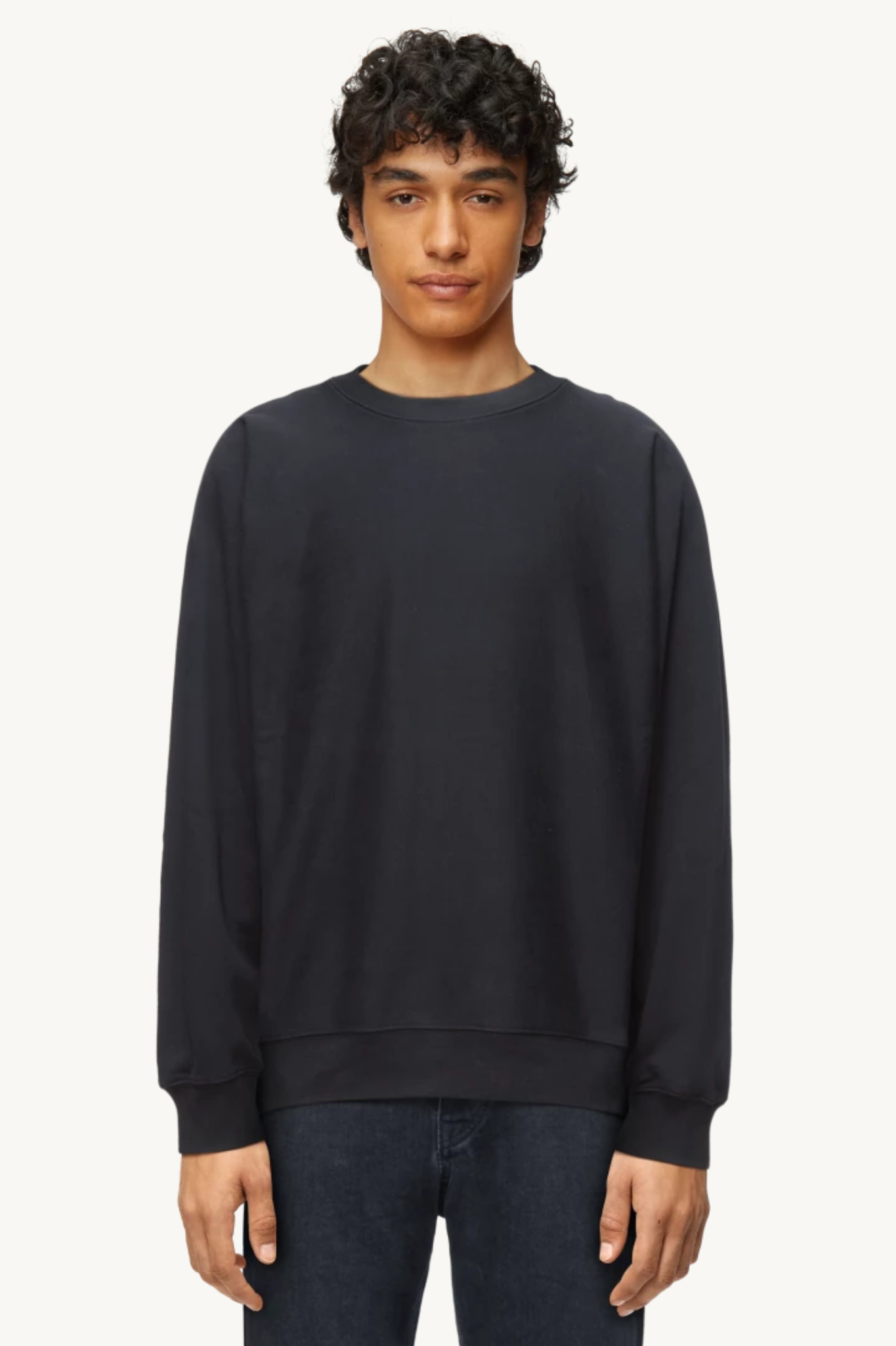 NIELO 522093 SWEATSHIRT - BLACK