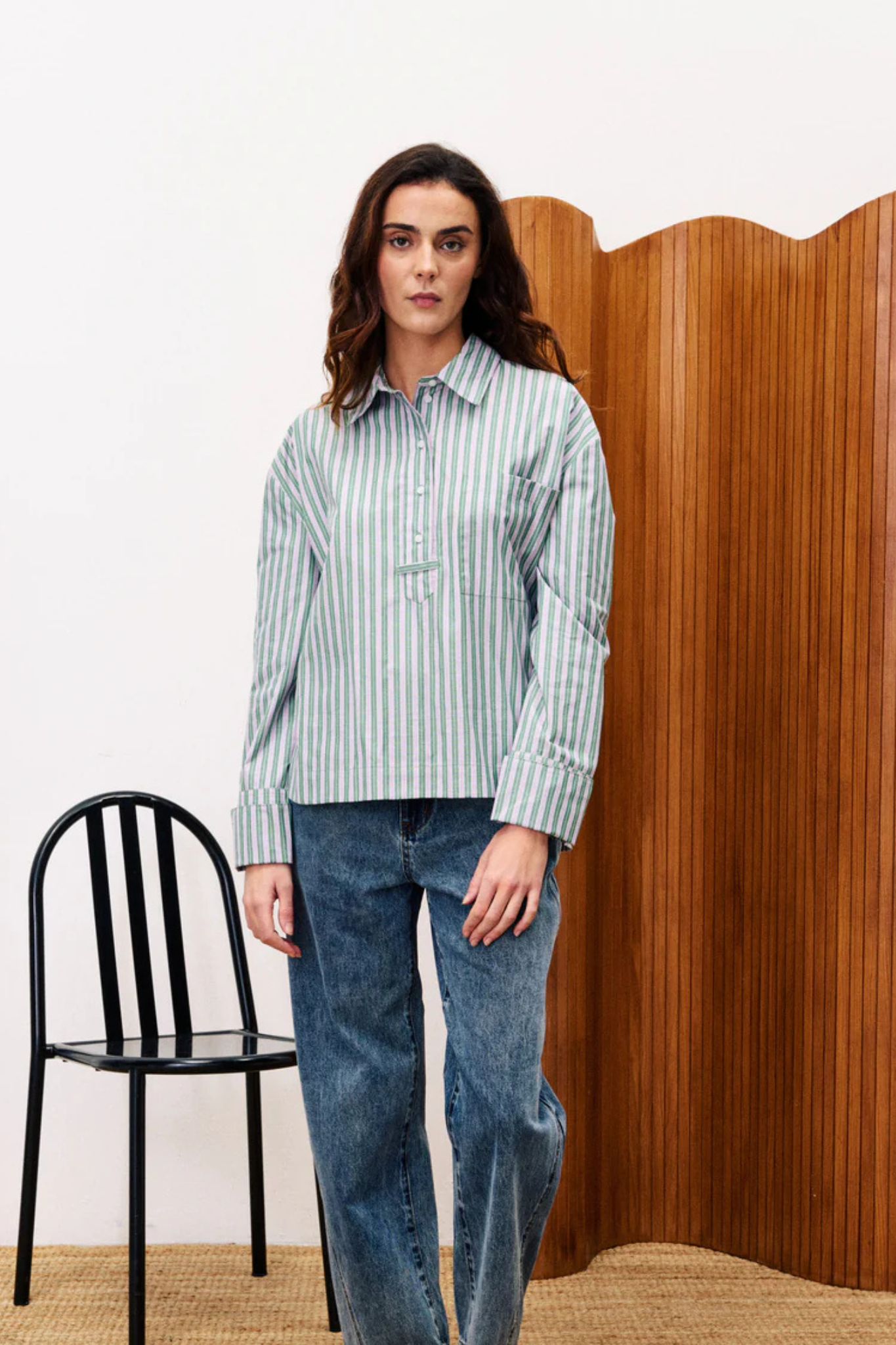 POTHOS SHIRT - MOSS GREEN