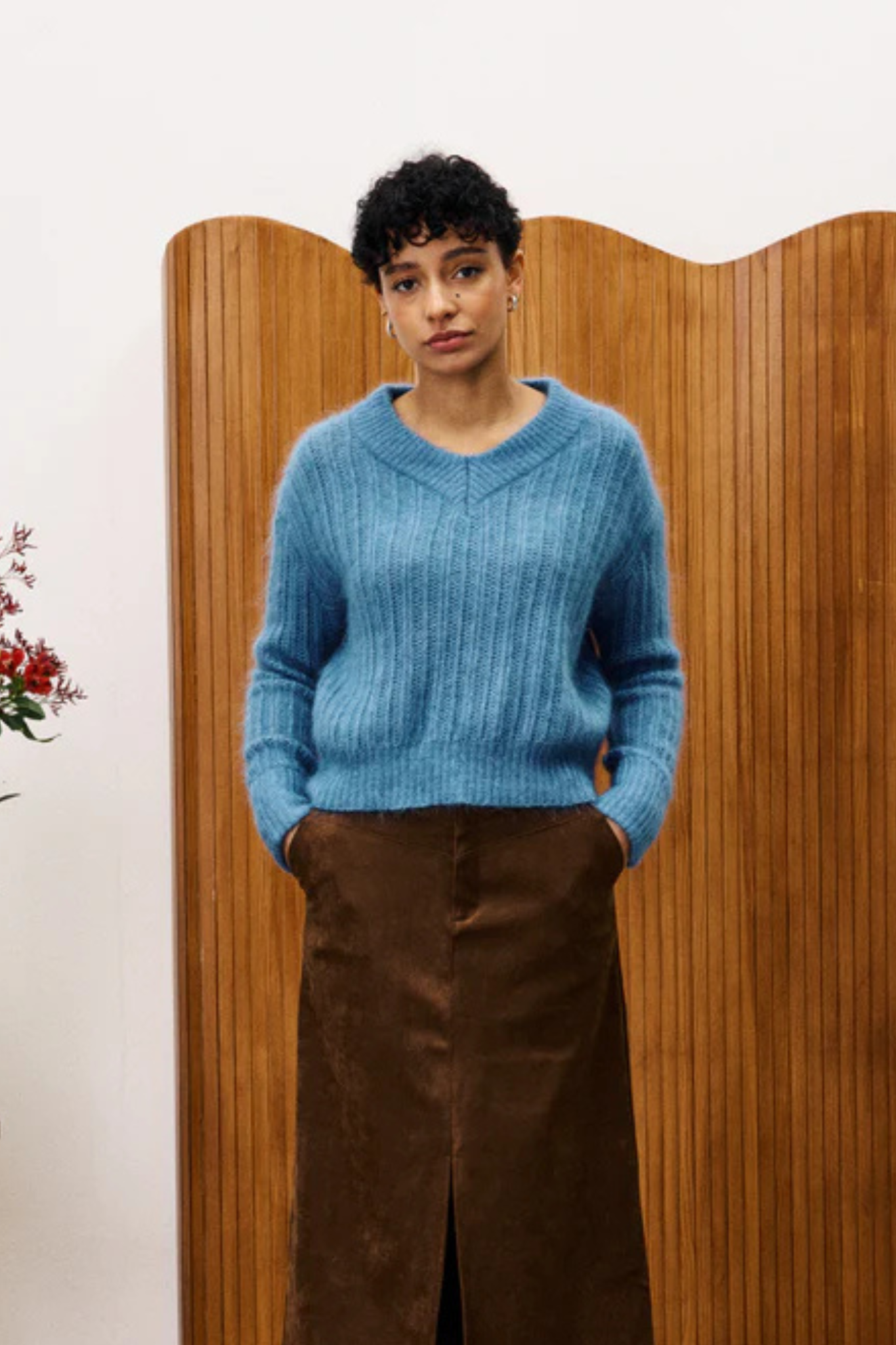 MYOSOTIS PULLOVER - BLUE JEAN