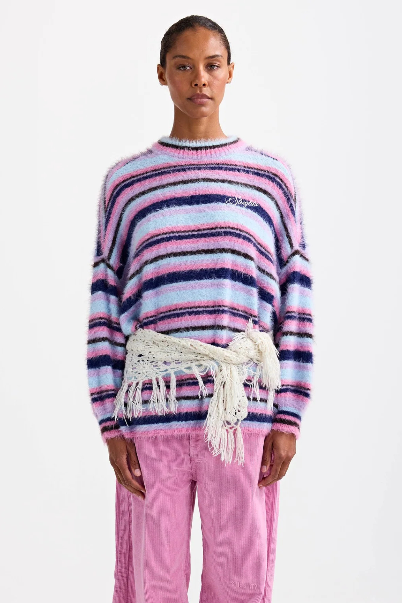 TONIO KNITTED SWEATER - PURPLE