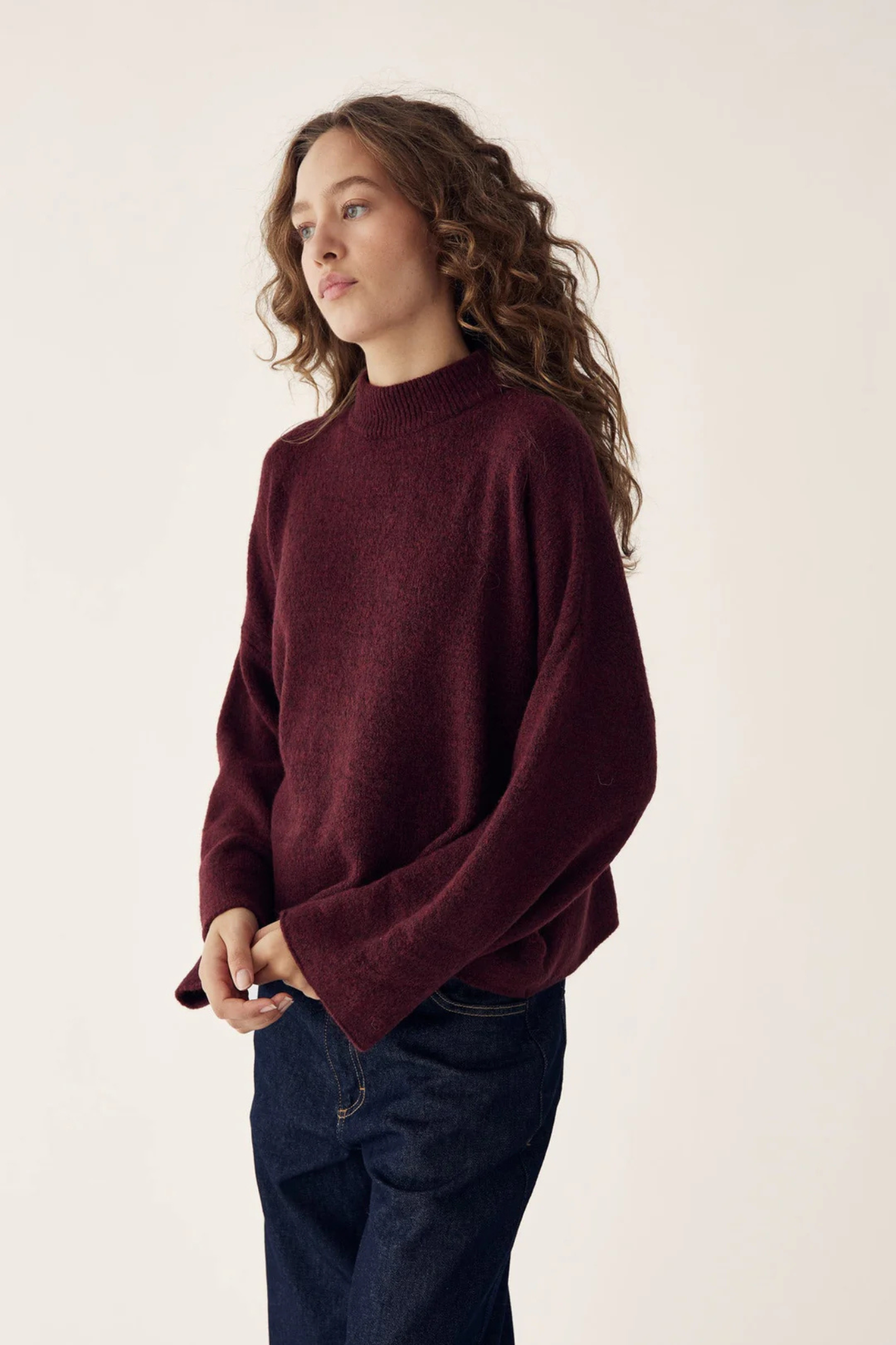 LYNZEY KNIT - WINE