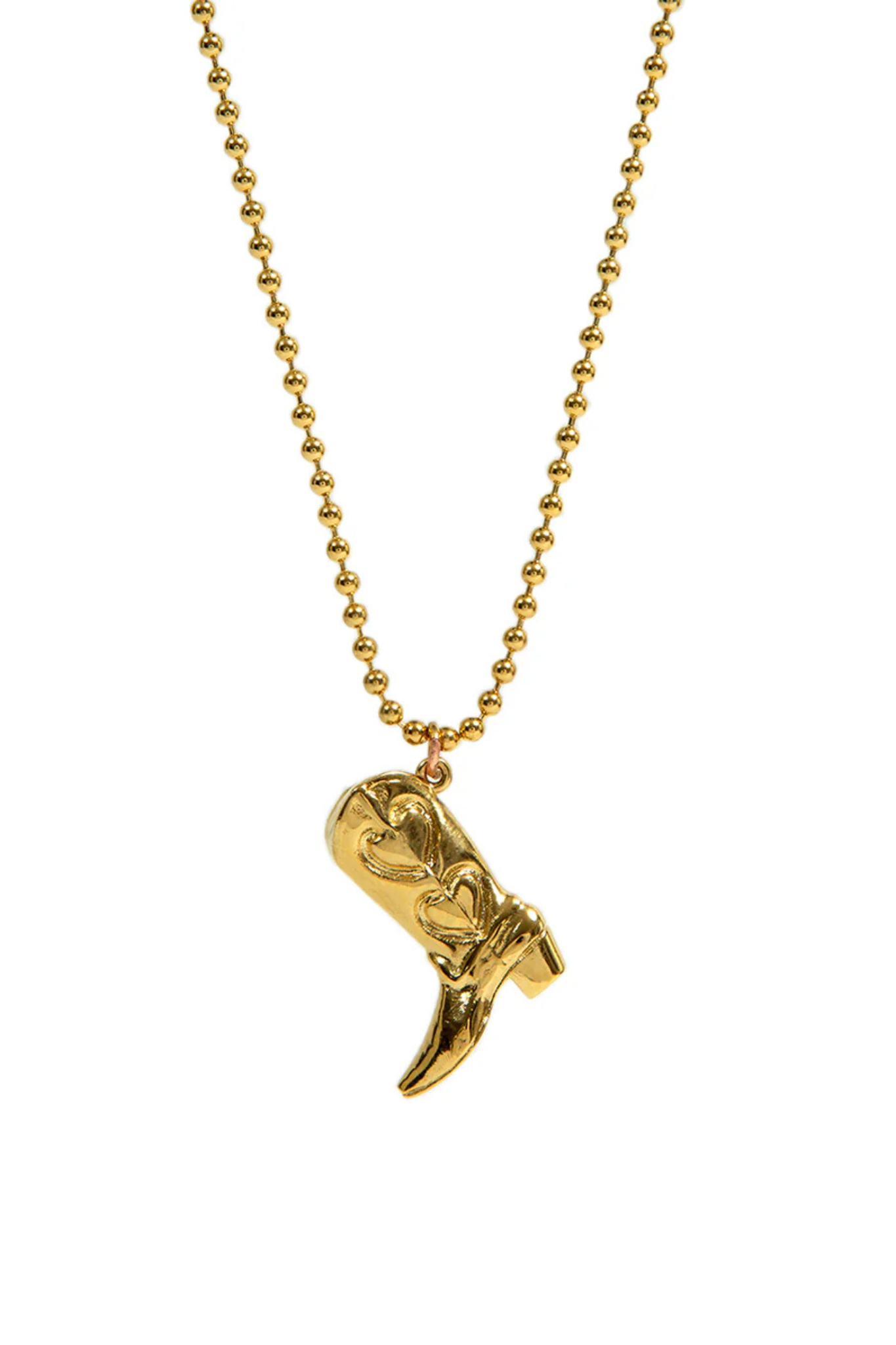 BOOT NECKLACE - GOLD