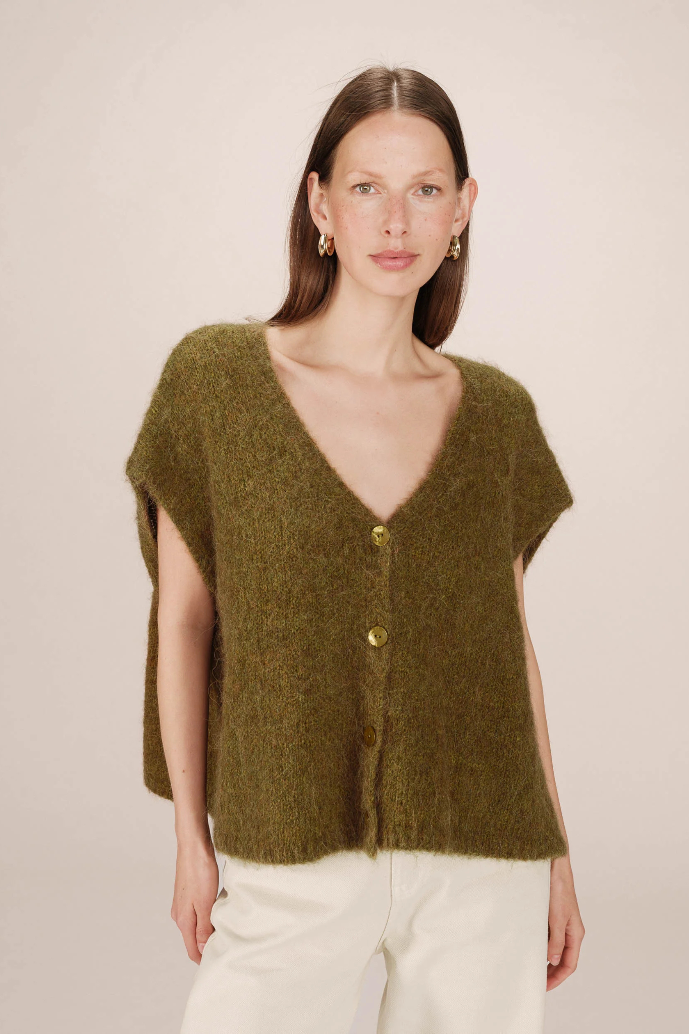 SAVANT CARDIGAN - OLIVE