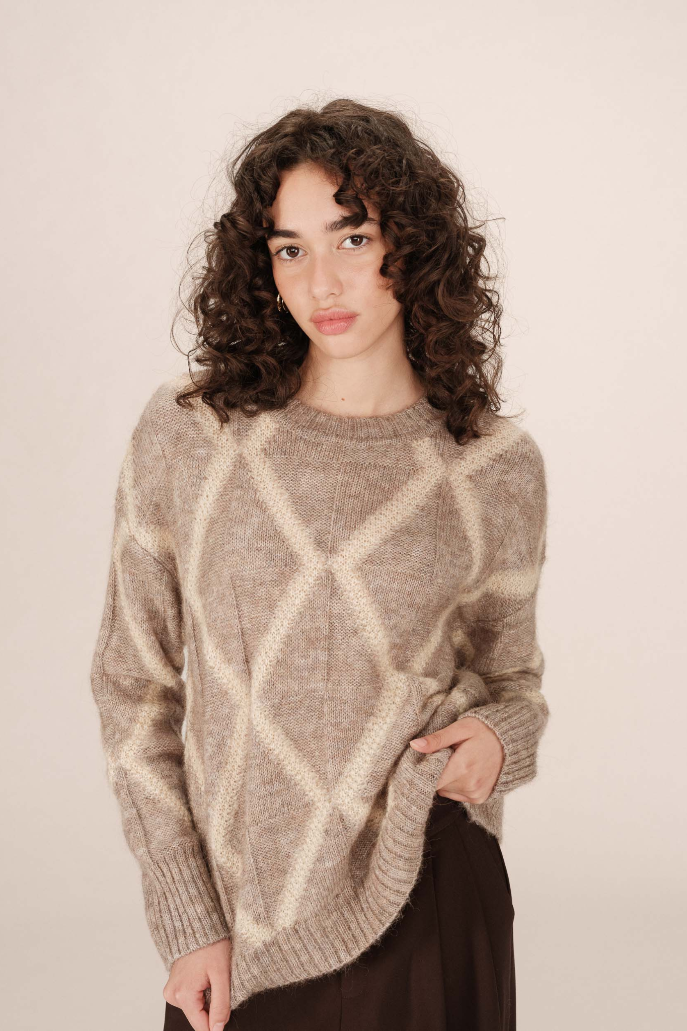 SALINGER SWEATER - GREIGE
